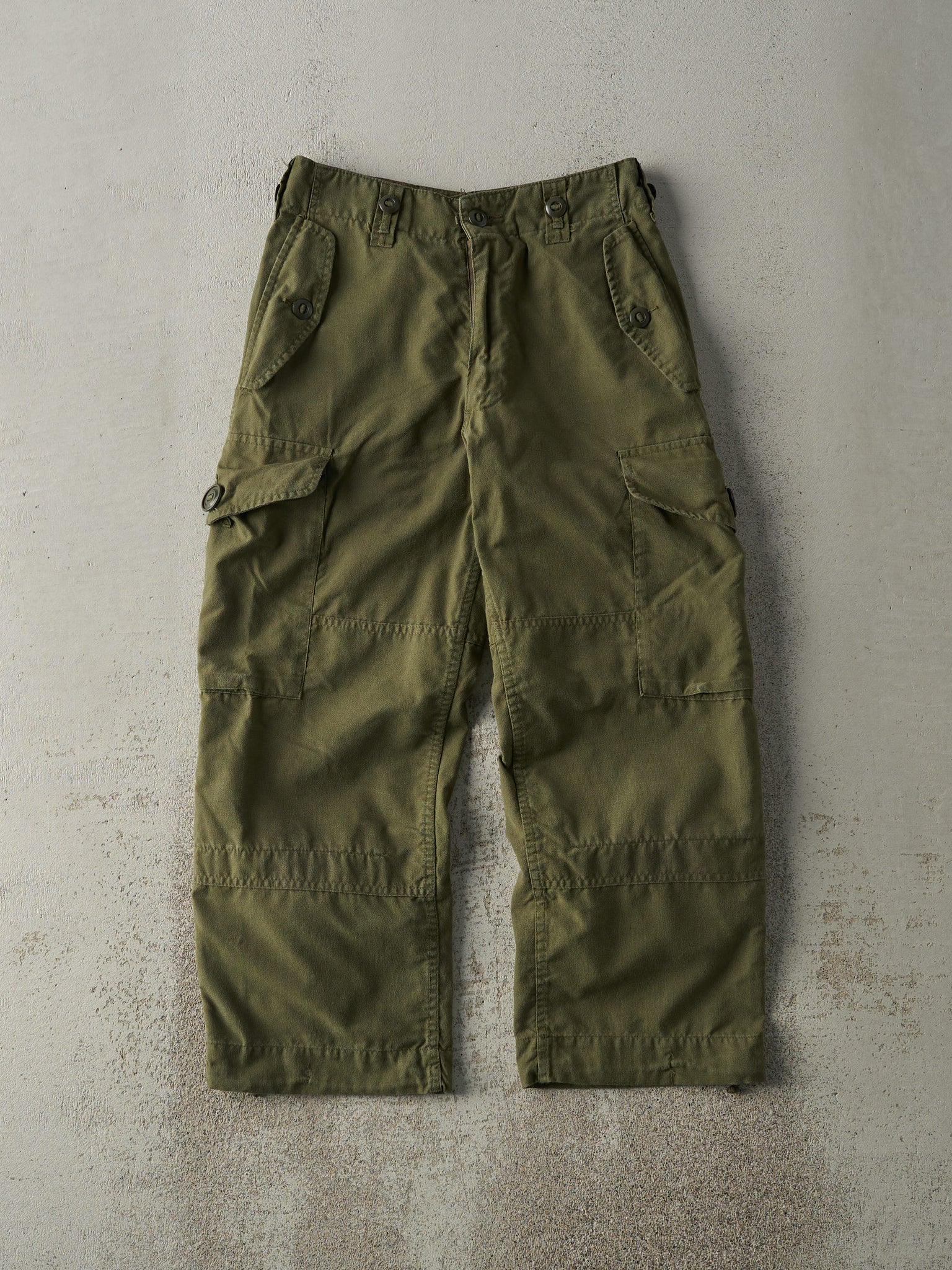 Vintage 87' Green Lightweight Combat Trouser MKIII Army Pants (26x25.5)