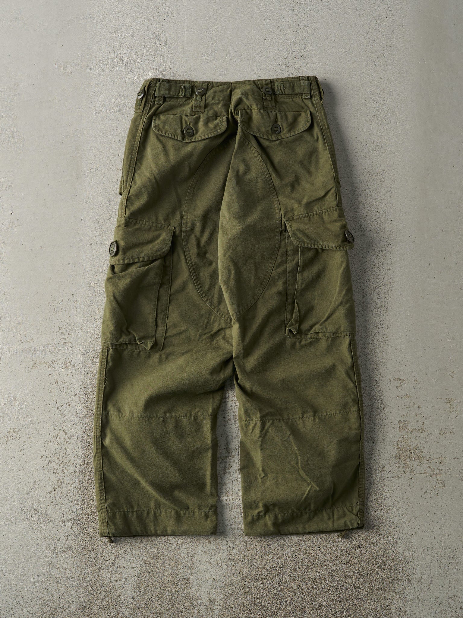 Vintage 87' Green Lightweight Combat Trouser MKIII Army Pants (26x25.5)