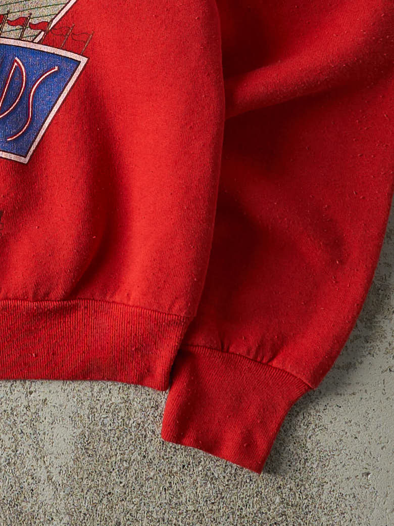 Vintage 90' Red Cincinnati Reds World Series Champs Crewneck (S)