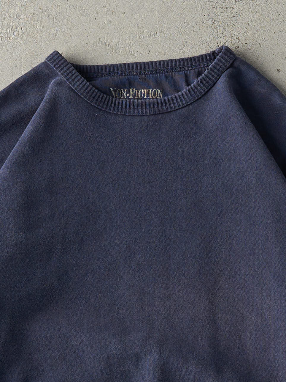 Vintage Y2K Navy Blue Blank Crewneck (L)