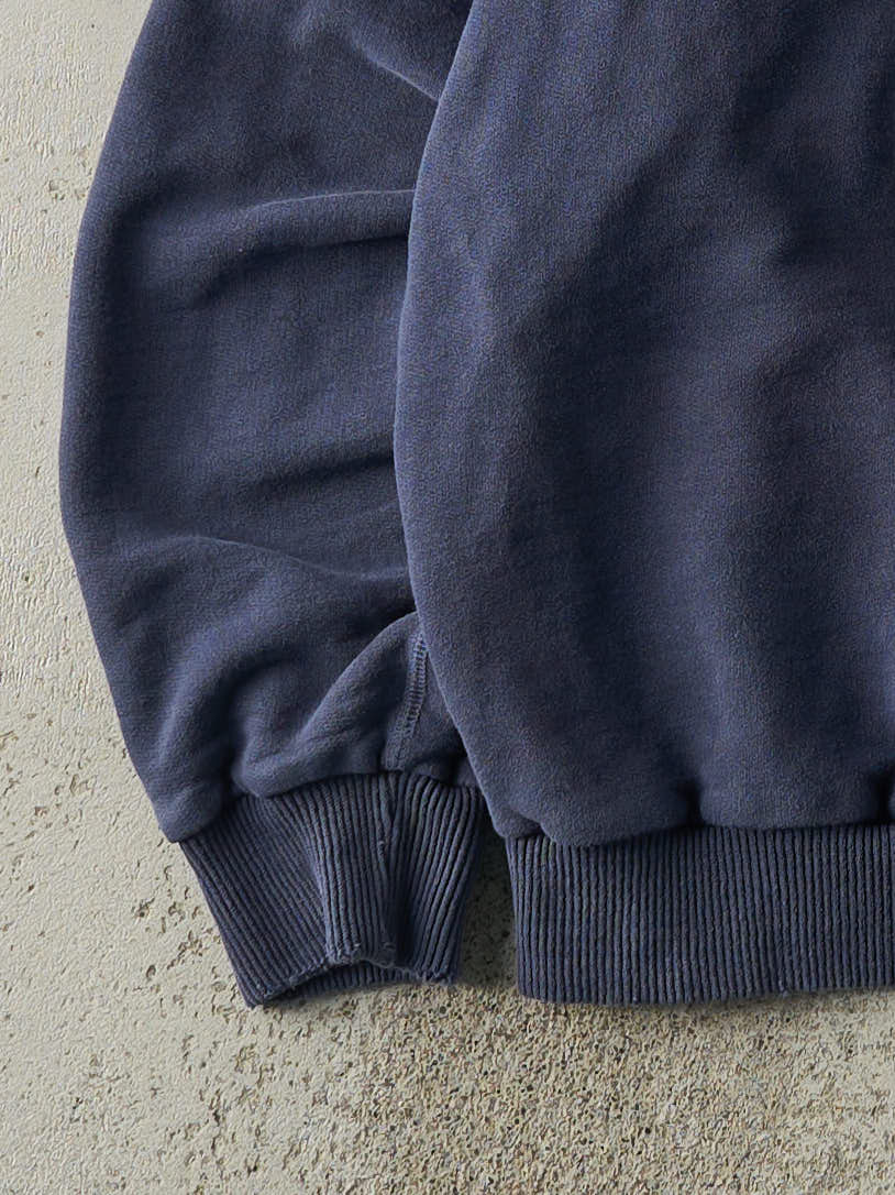 Vintage Y2K Navy Blue Blank Crewneck (L)