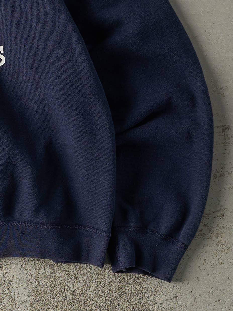 Vintage 90s Navy Blue Roots Logo Crewneck (L)