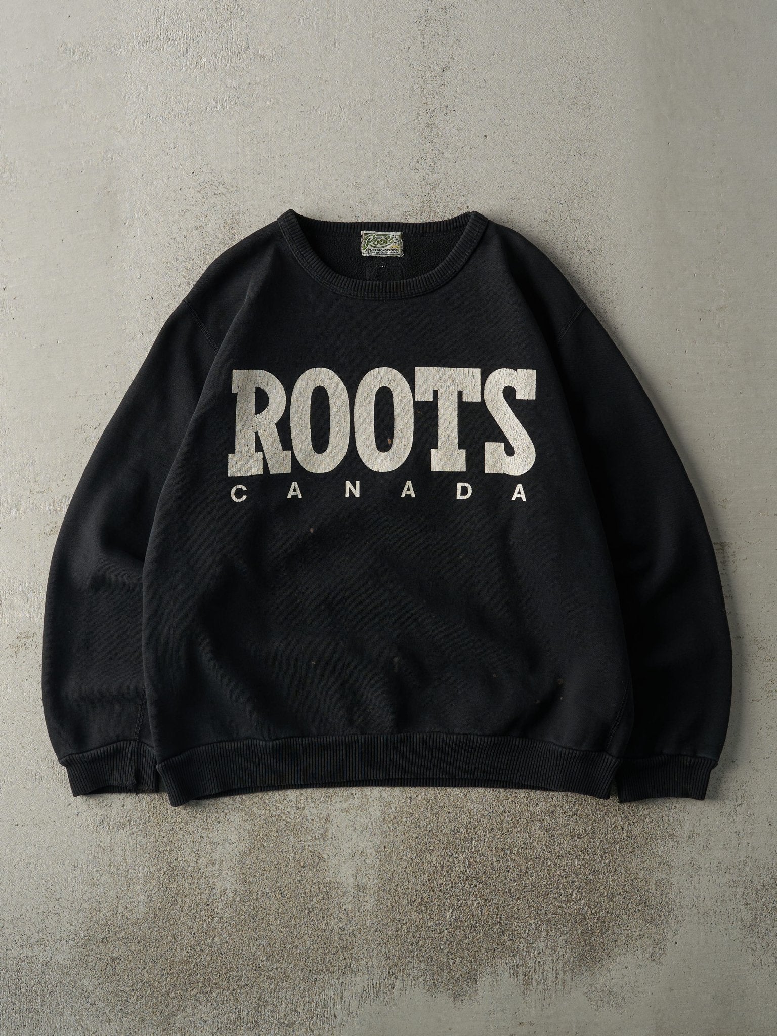 Vintage 90s Black Roots Logo Crewneck (XL)