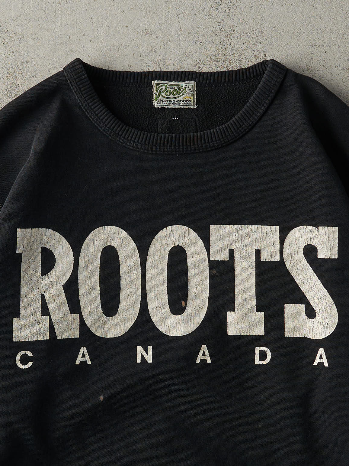 Vintage 90s Black Roots Logo Crewneck (XL)