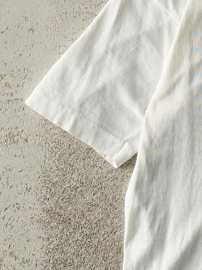 Vintage 90s White New York Single Stitch Baby Tee (XS)