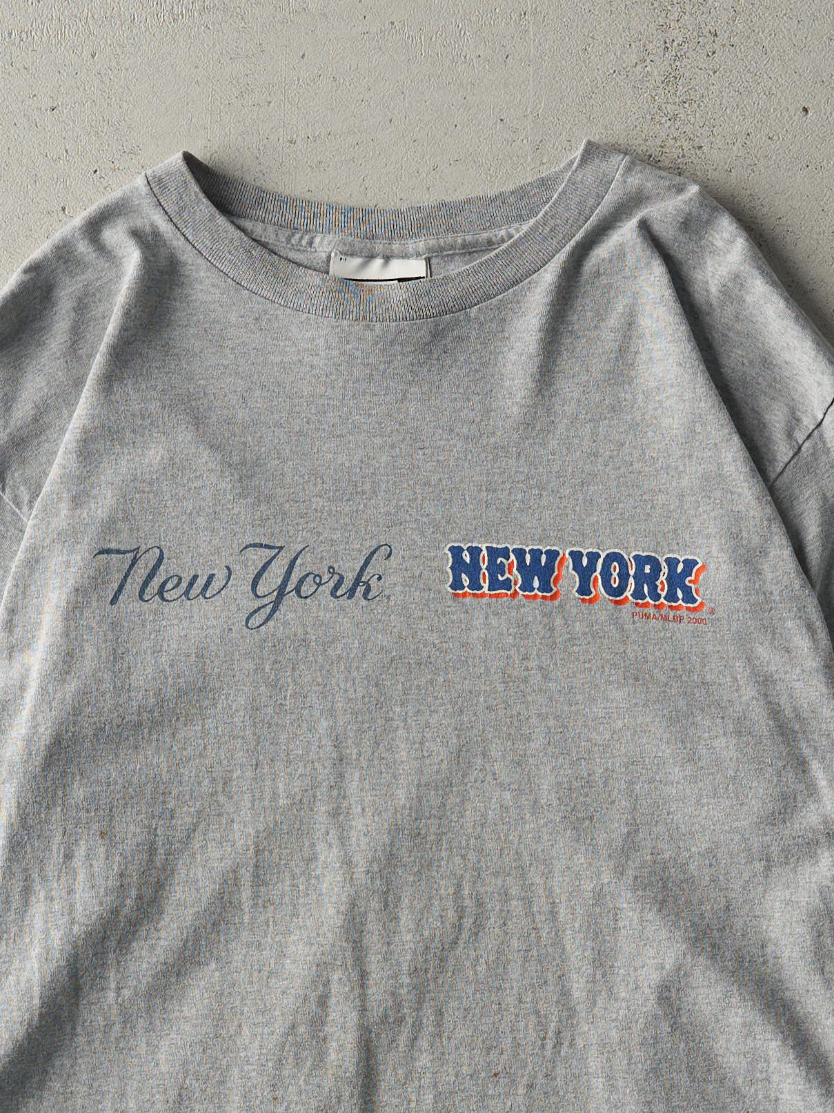 Vintage 00' Grey New York Mets Long Sleeve (M)