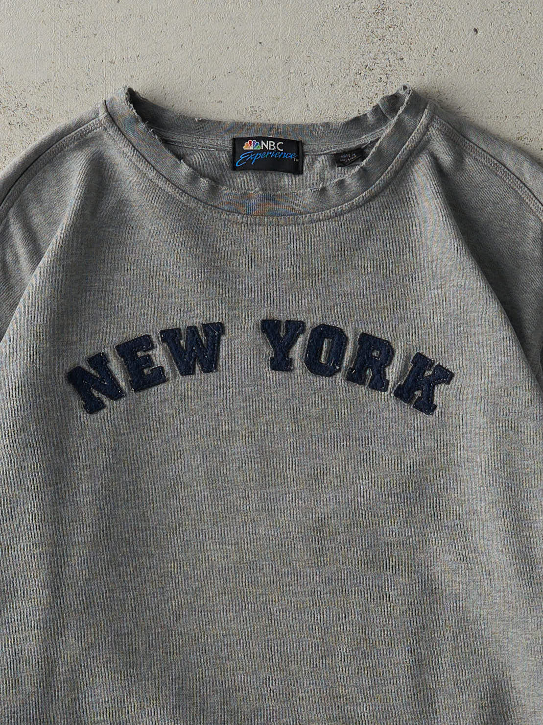 Vintage Y2K Grey New York NBC Crewneck (L)