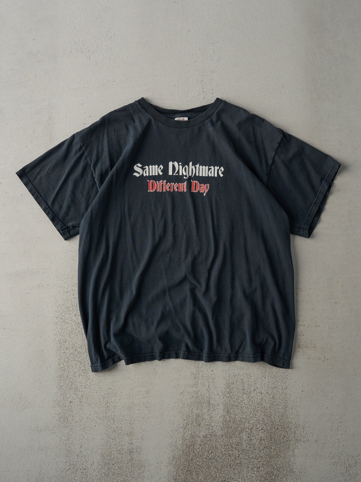 Vintage 90's Black "Same Nightmare" Tee (M)