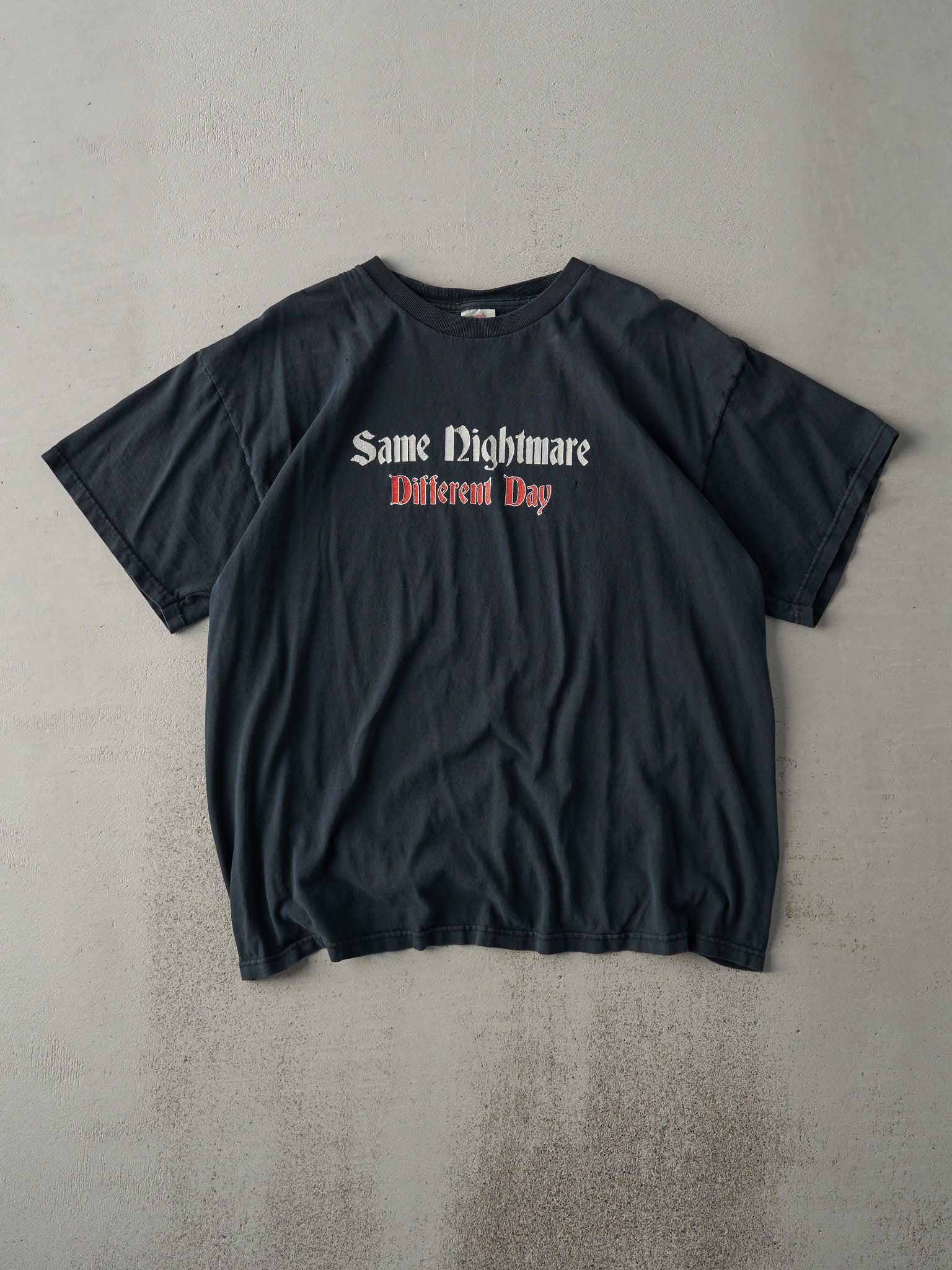 Vintage 90's Black "Same Nightmare" Tee (M)