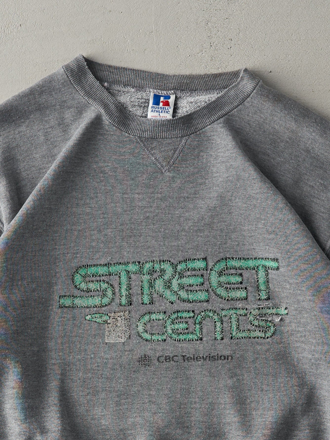 Vintage 90s Grey Street Cents Crewneck (M)