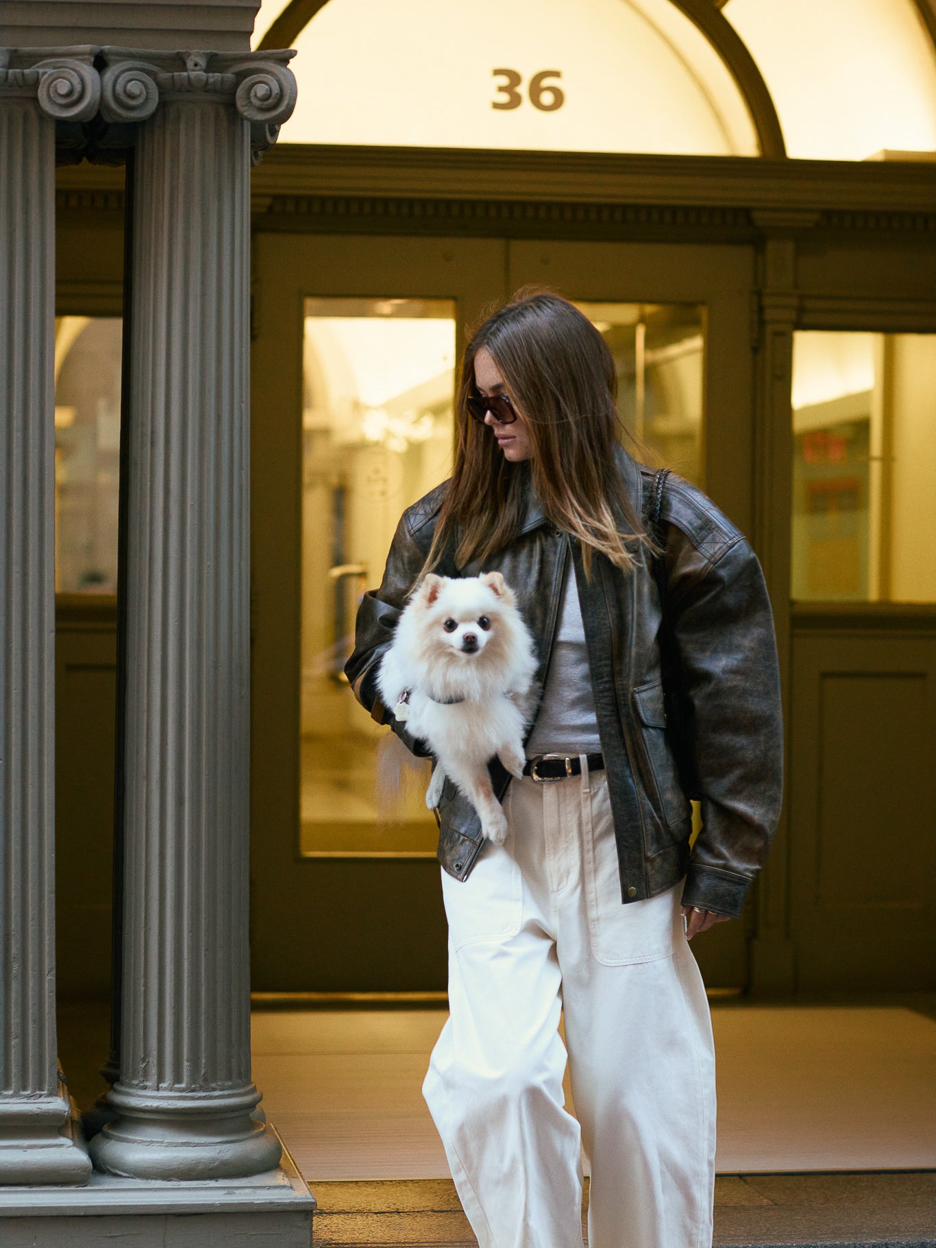 The Aviator Jacket - Brown