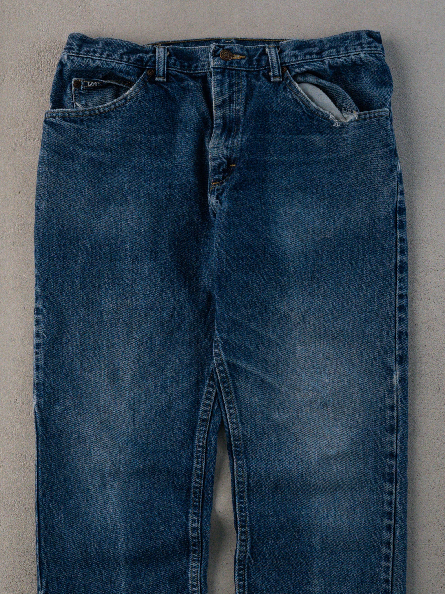 Vintage 90s Dark Washed Lee Denim Jeans (33x30)