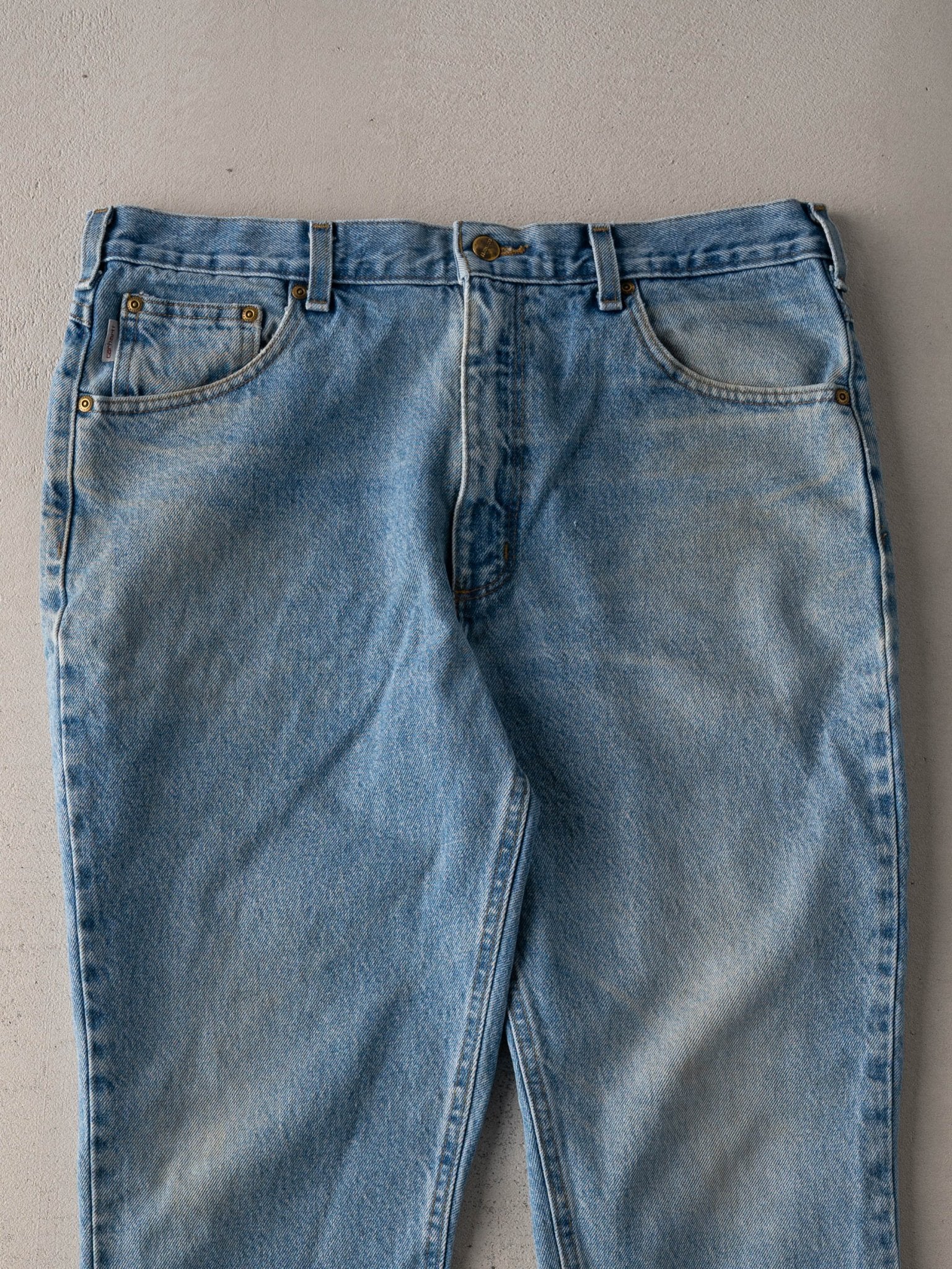 Vintage Y2K Washed Blue Carhartt Denim Jeans (36 x 30)