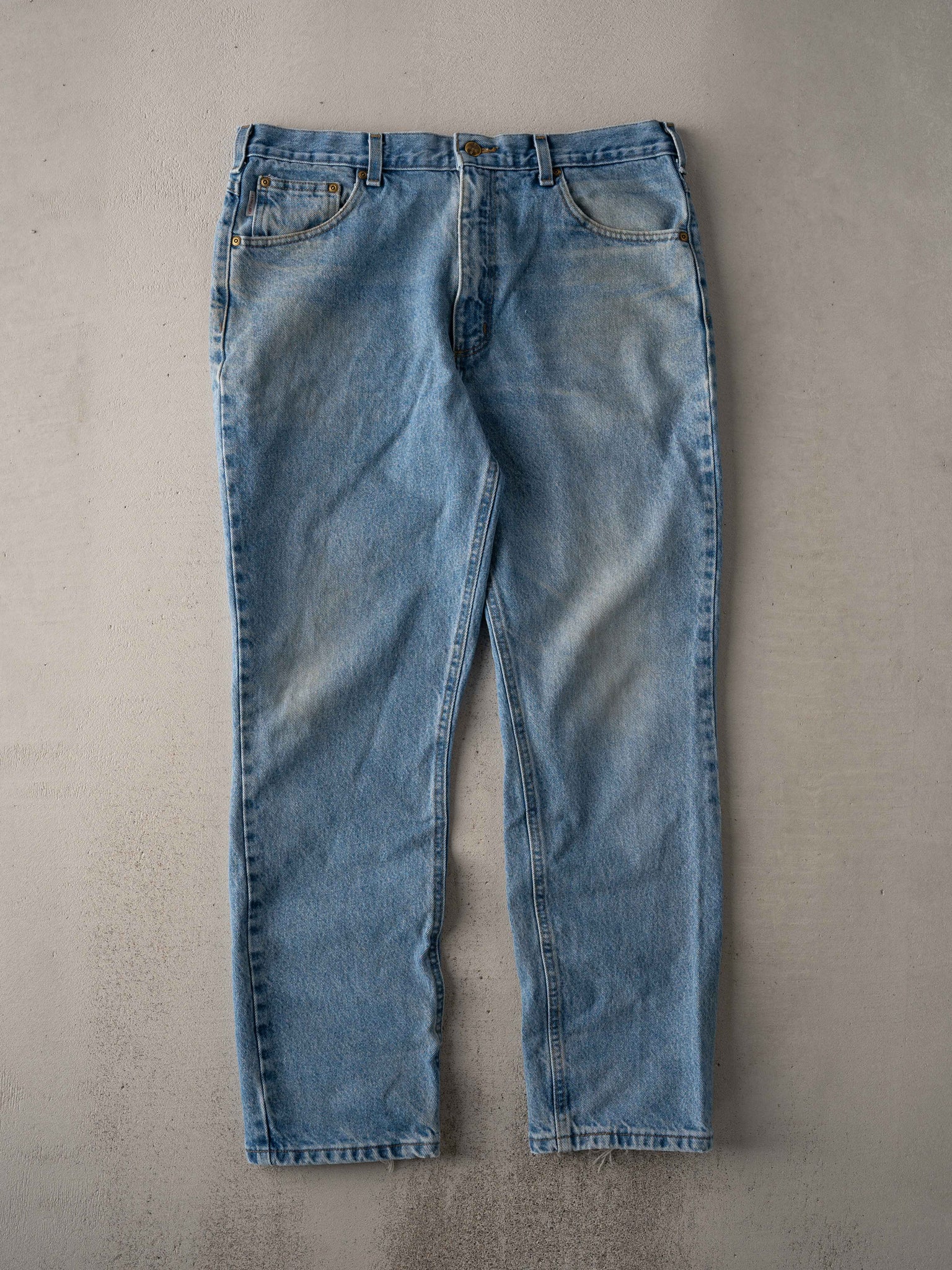 Vintage Y2K Washed Blue Carhartt Denim Jeans (36 x 30)