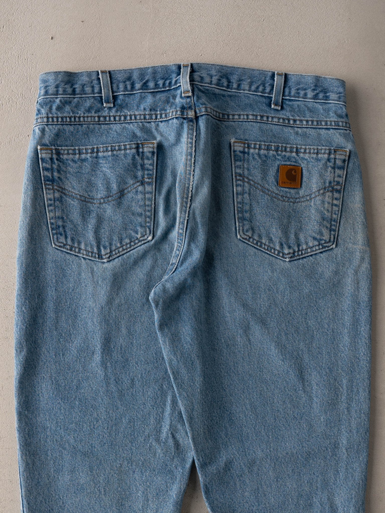 Vintage Y2K Washed Blue Carhartt Denim Jeans (36 x 30)