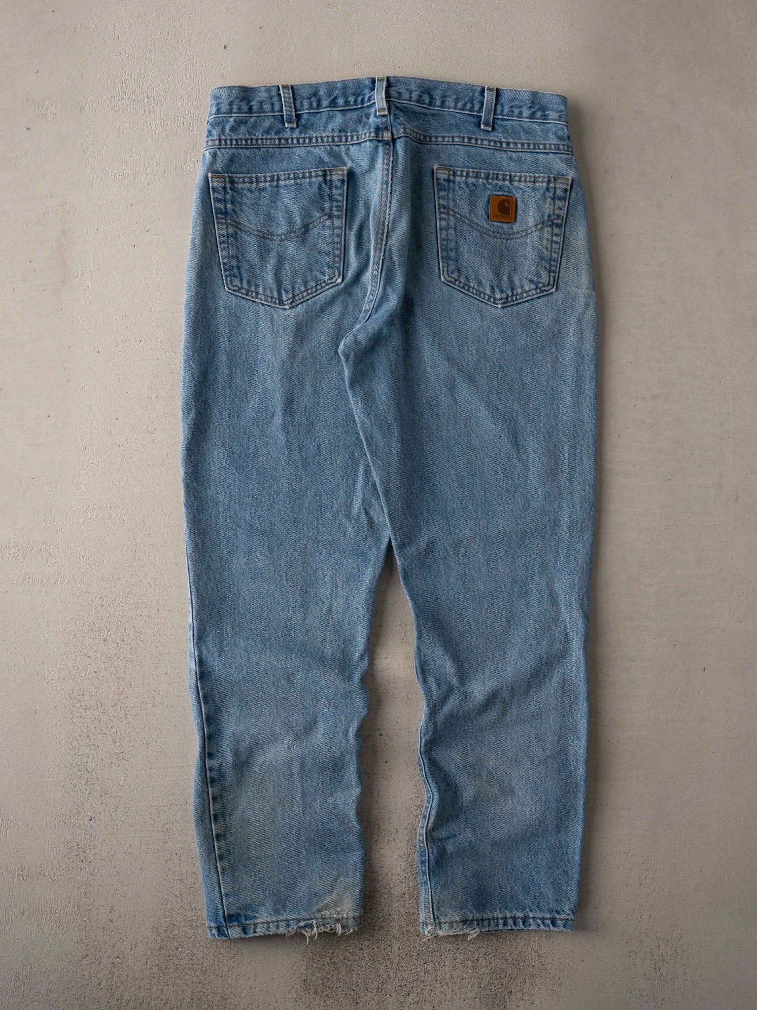 Vintage Y2K Washed Blue Carhartt Denim Jeans (36 x 30)