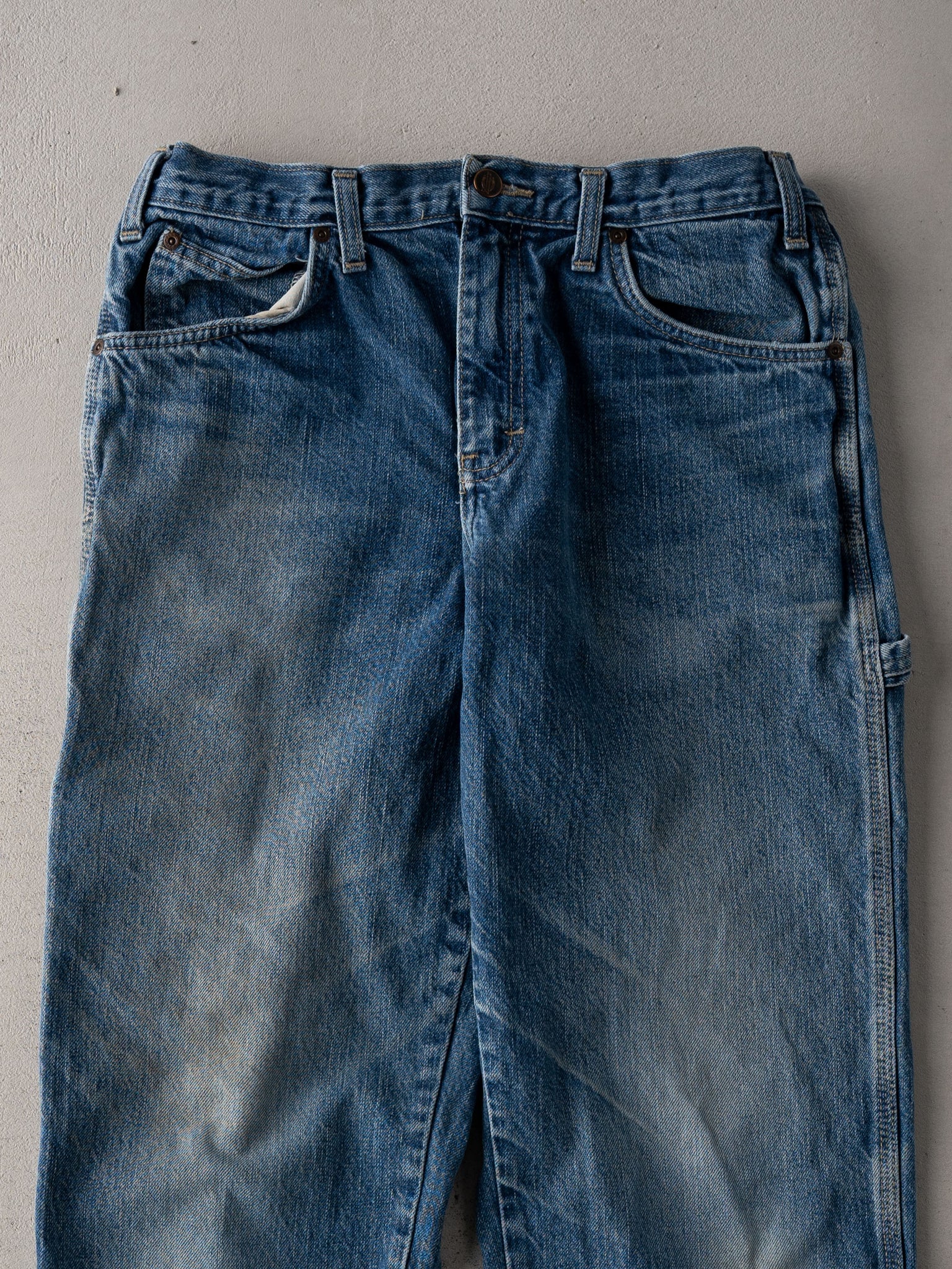 Vintage 90s Faded Blue Dickies Carpenter Denim Pants (31x 33)