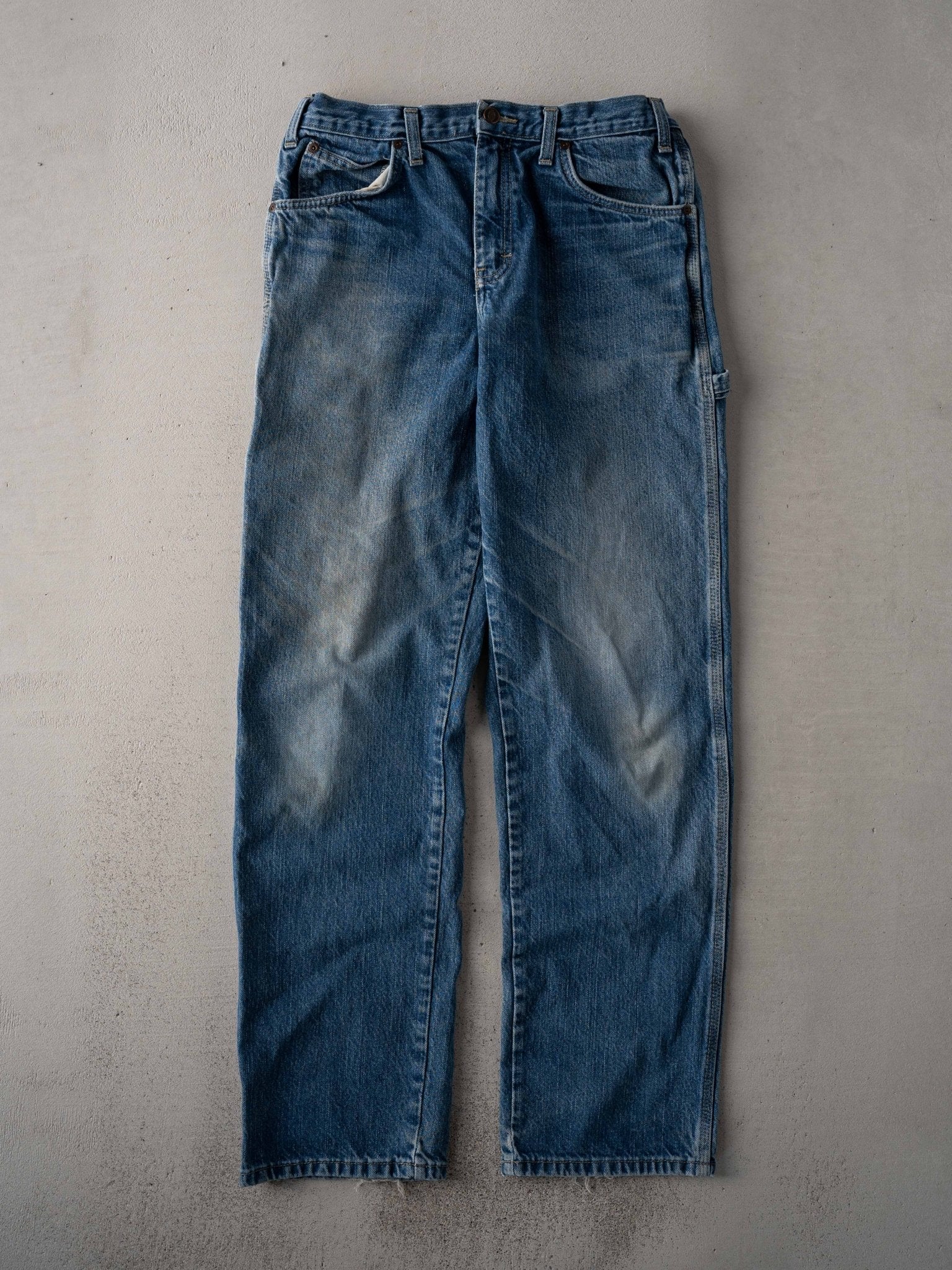 Vintage 90s Faded Blue Dickies Carpenter Denim Pants (31x 33)