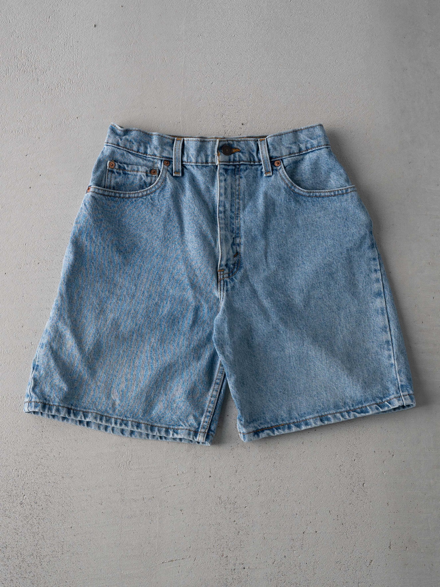 Vintage 90s Blue Levi 551 Denim Shorts (28 x 7)