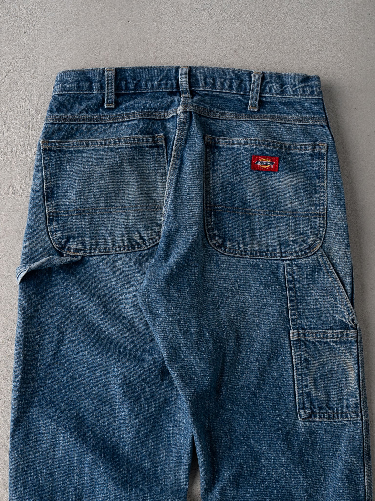 Vintage 90s Faded Blue Dickies Carpenter Denim Pants (31x 33)