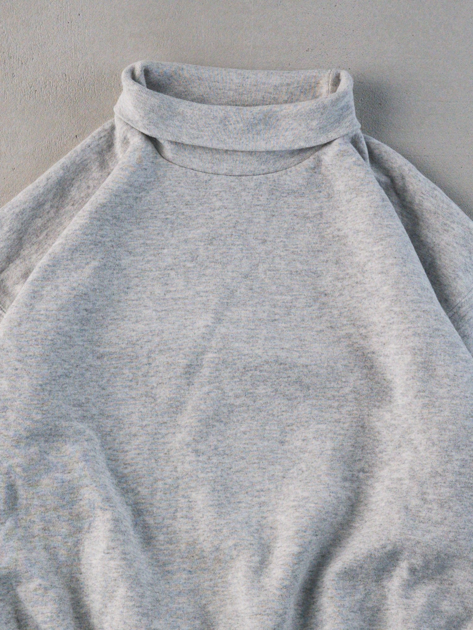 Vintage 90s Heather Grey Pluma Turtle Neck Sweater (L)