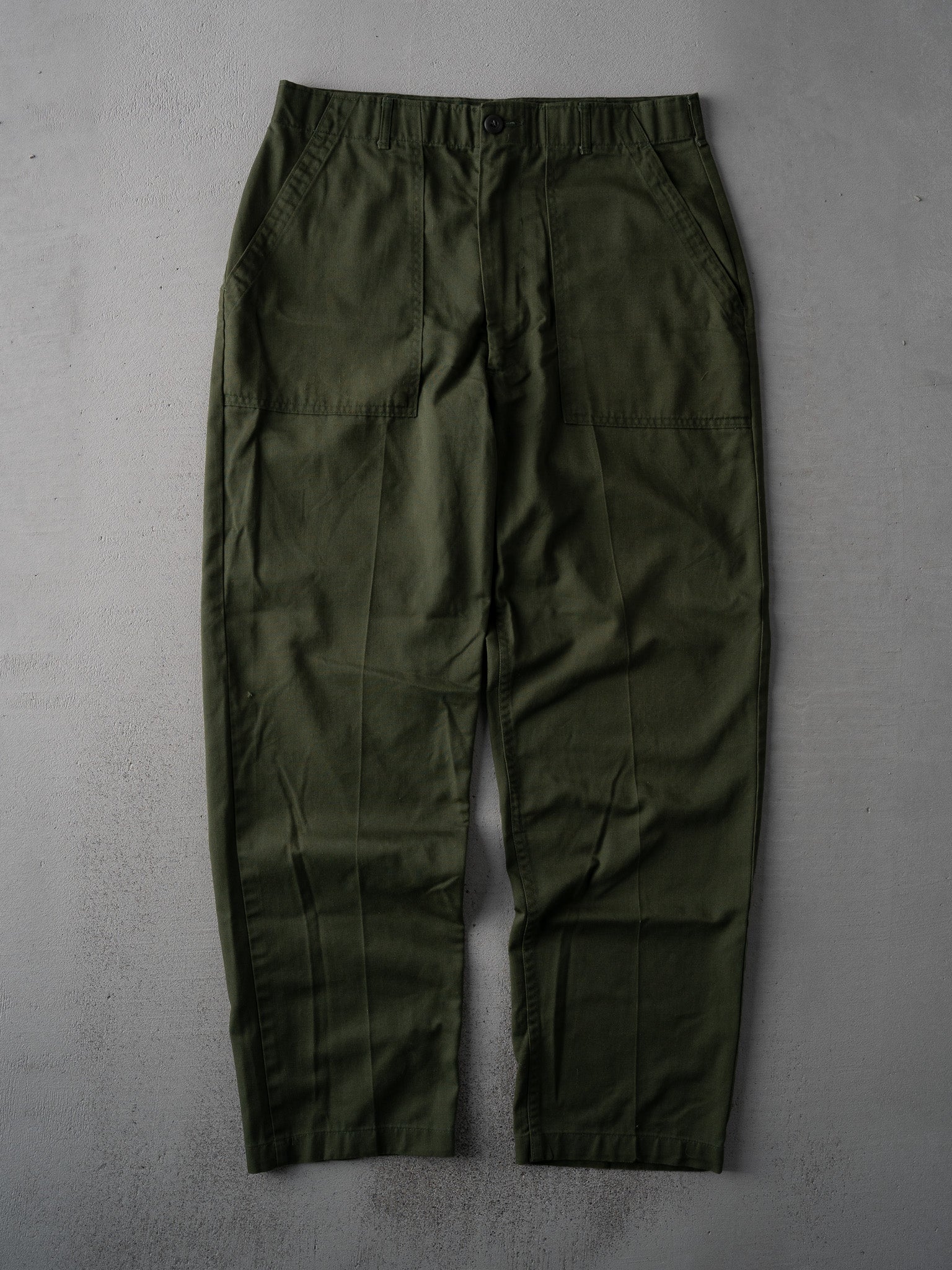 Vintage 80s Army Green OG507 Pants (35 x 31)