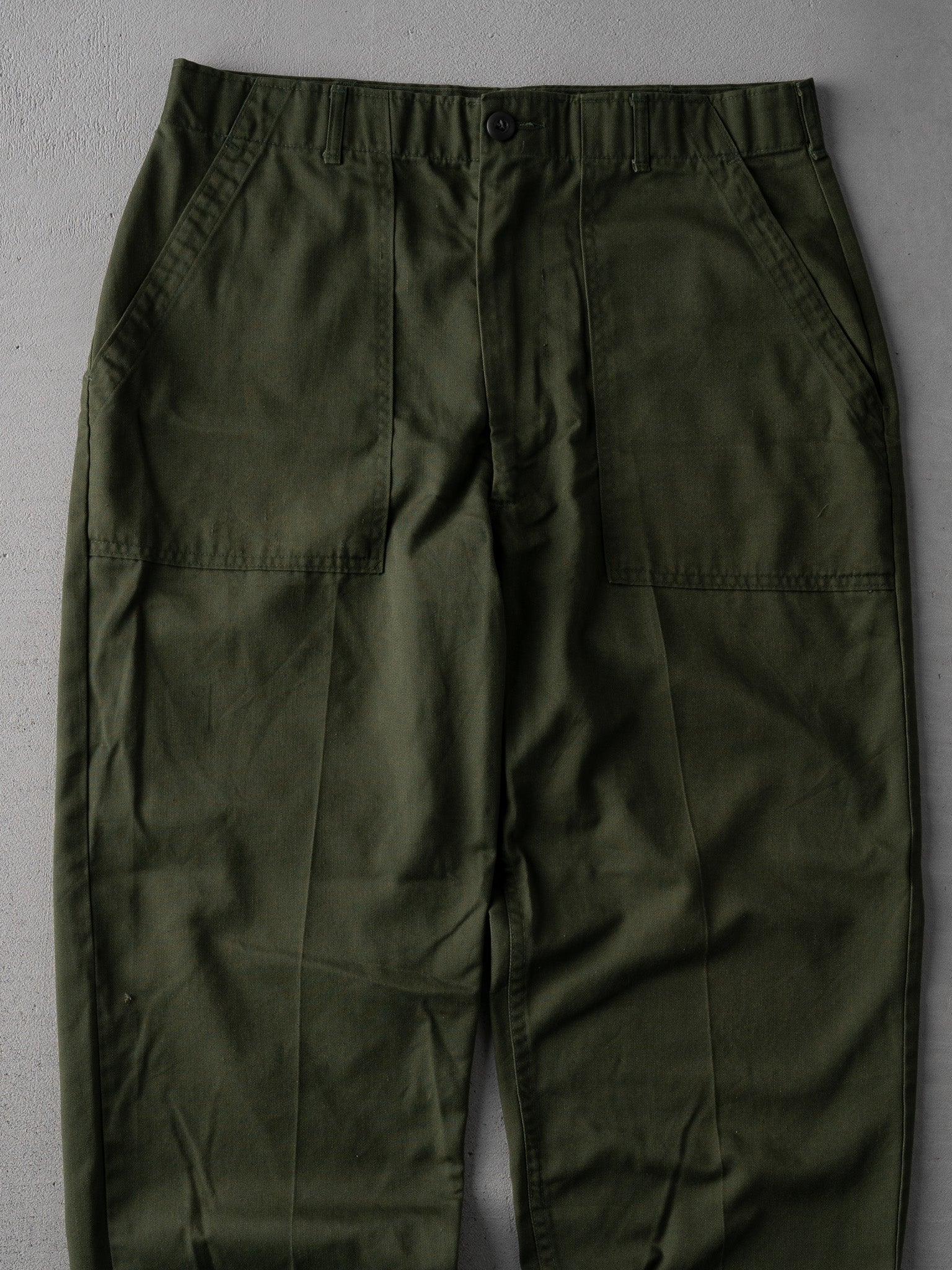 Vintage 80s Army Green OG507 Pants (35 x 31)