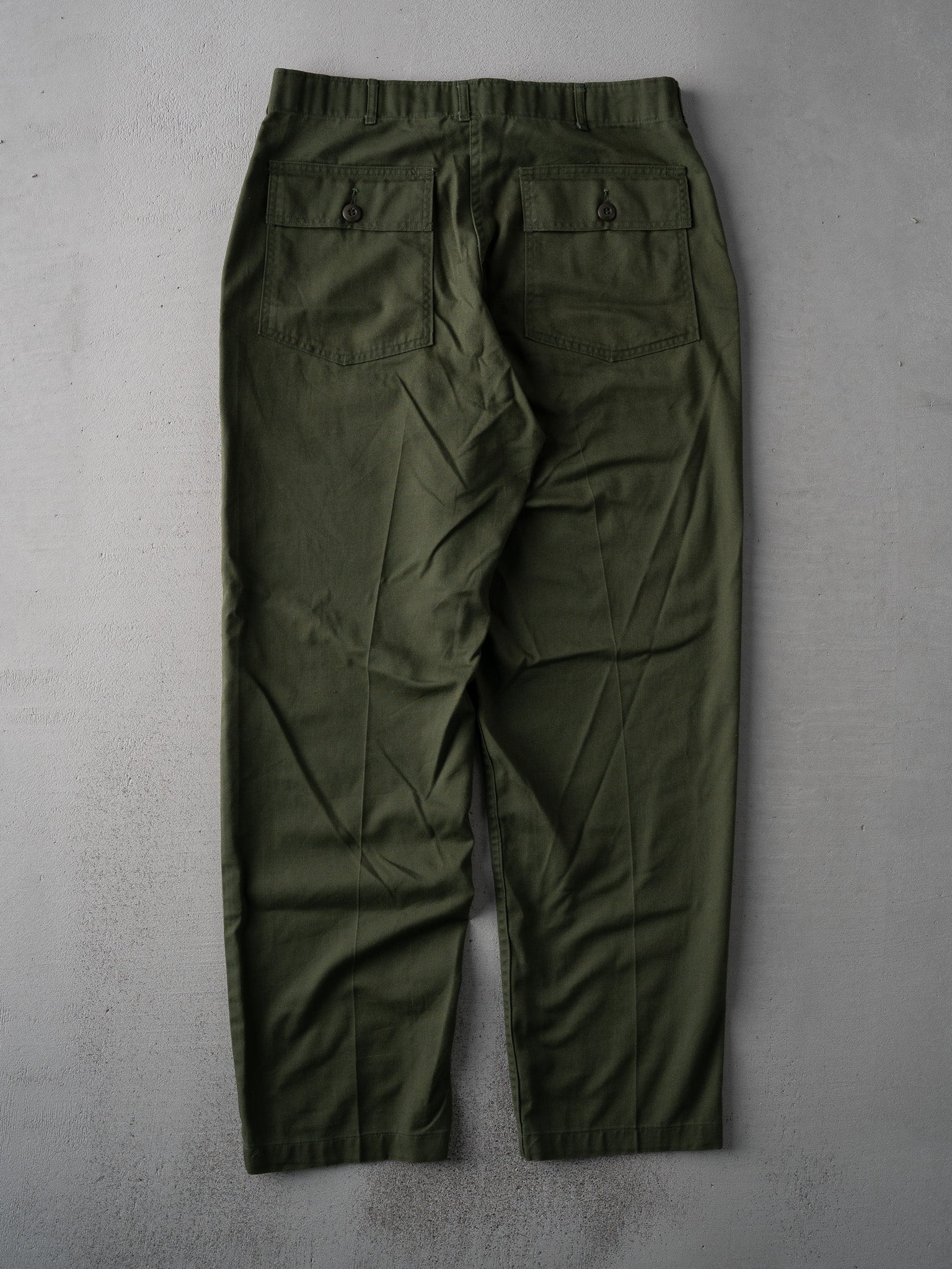 Vintage 80s Army Green OG507 Pants (35 x 31)