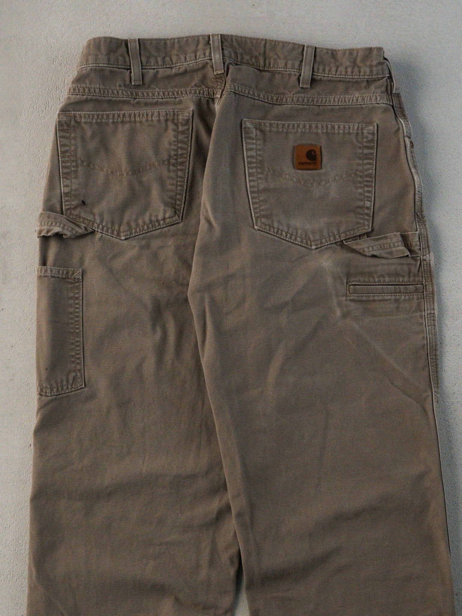 Vintage Light Brown Carhartt Carpenter Pants (32 x 33)
