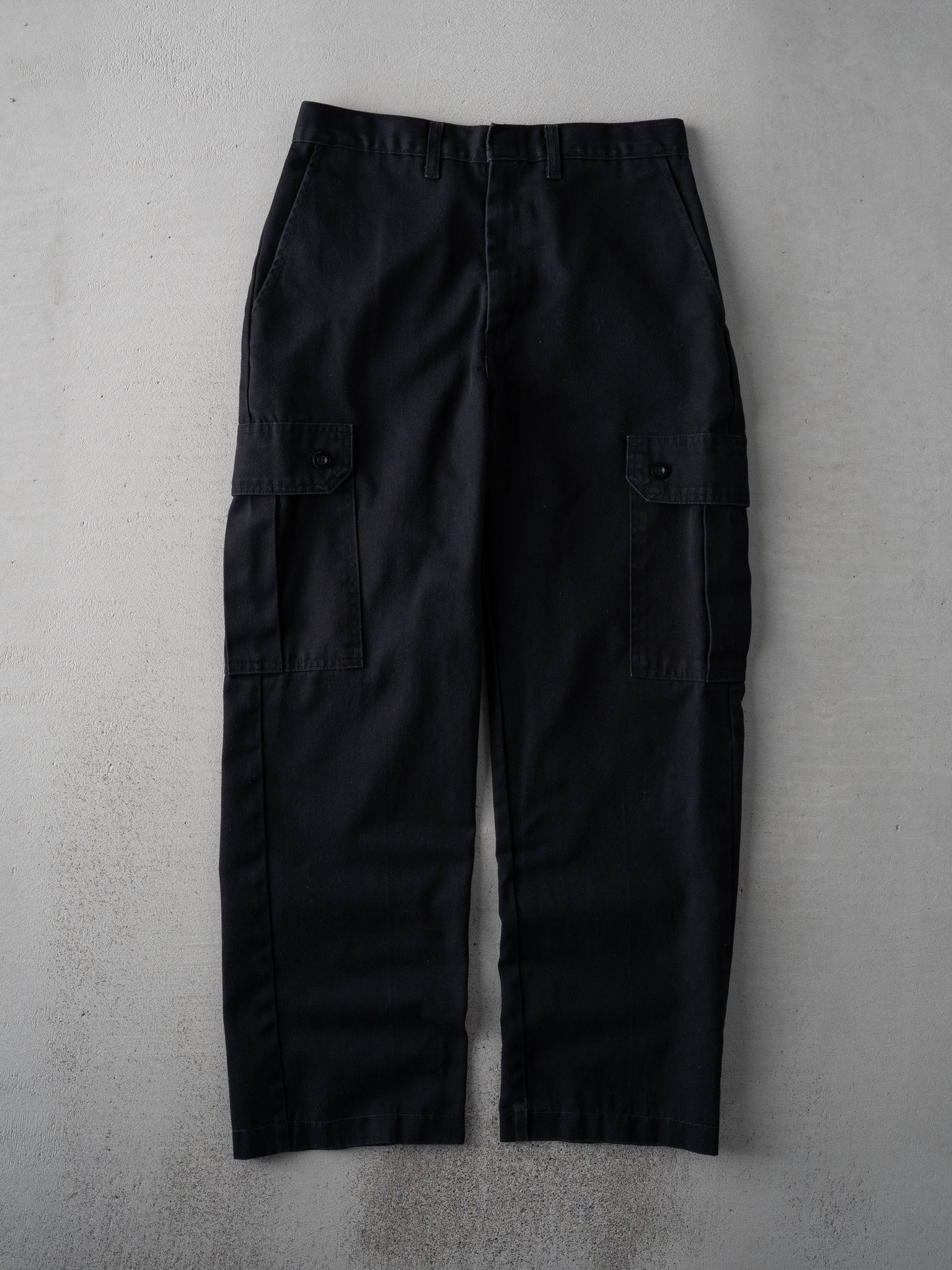 Vintage 90s Black Cargo Utility Pants (29 x 27)