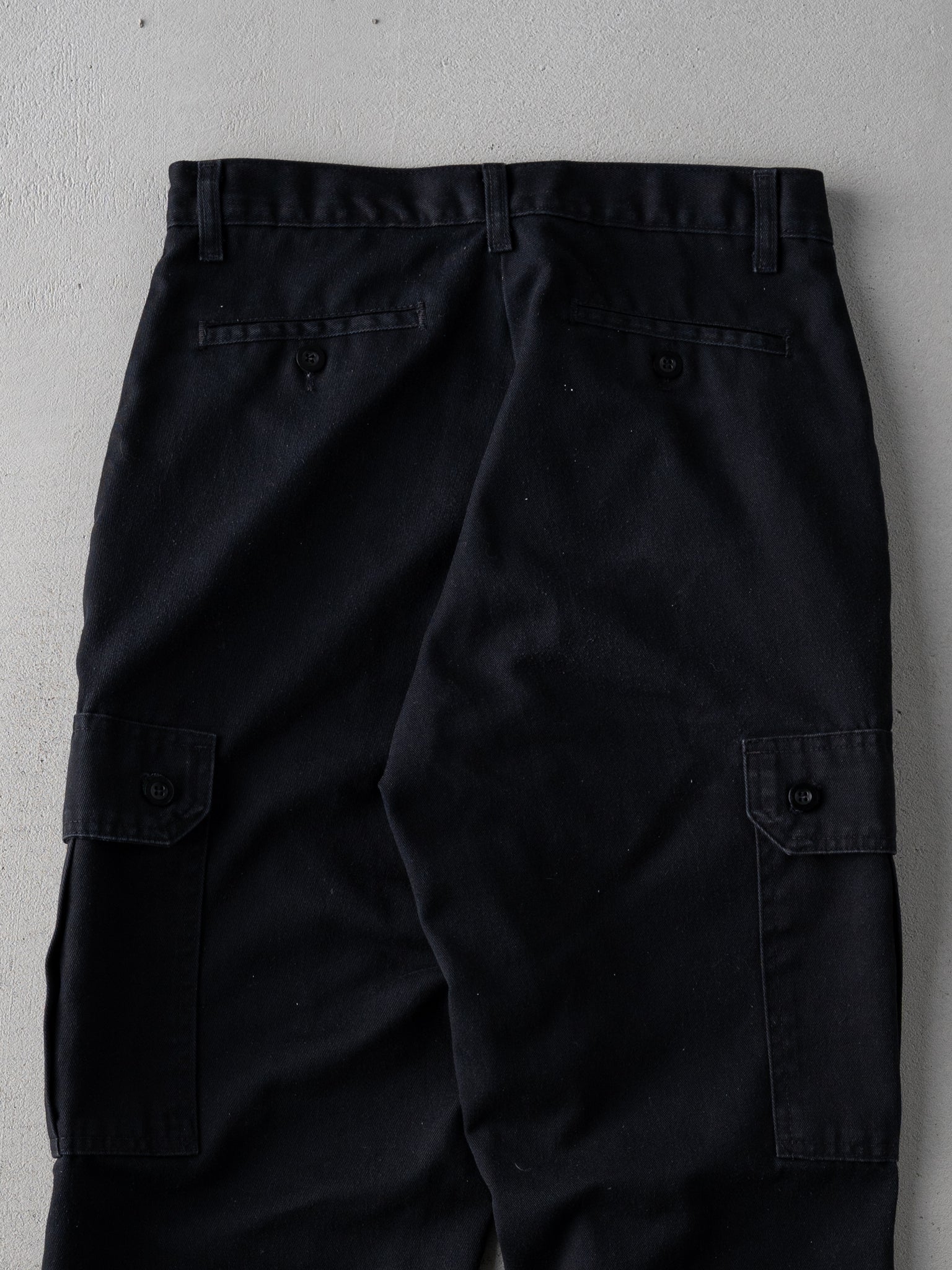 Vintage 90s Black Cargo Utility Pants (29 x 27)