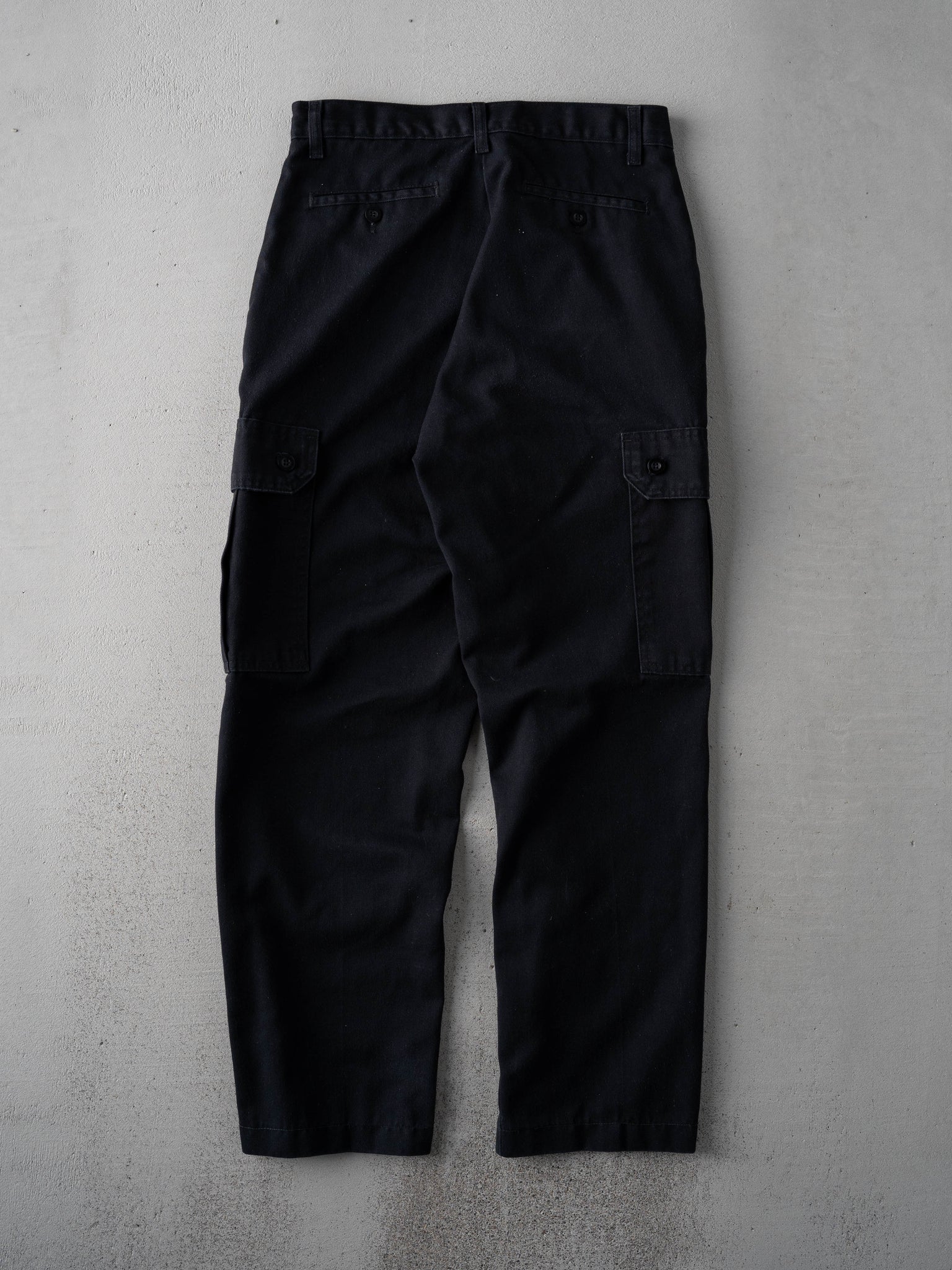 Vintage 90s Black Cargo Utility Pants (29 x 27)