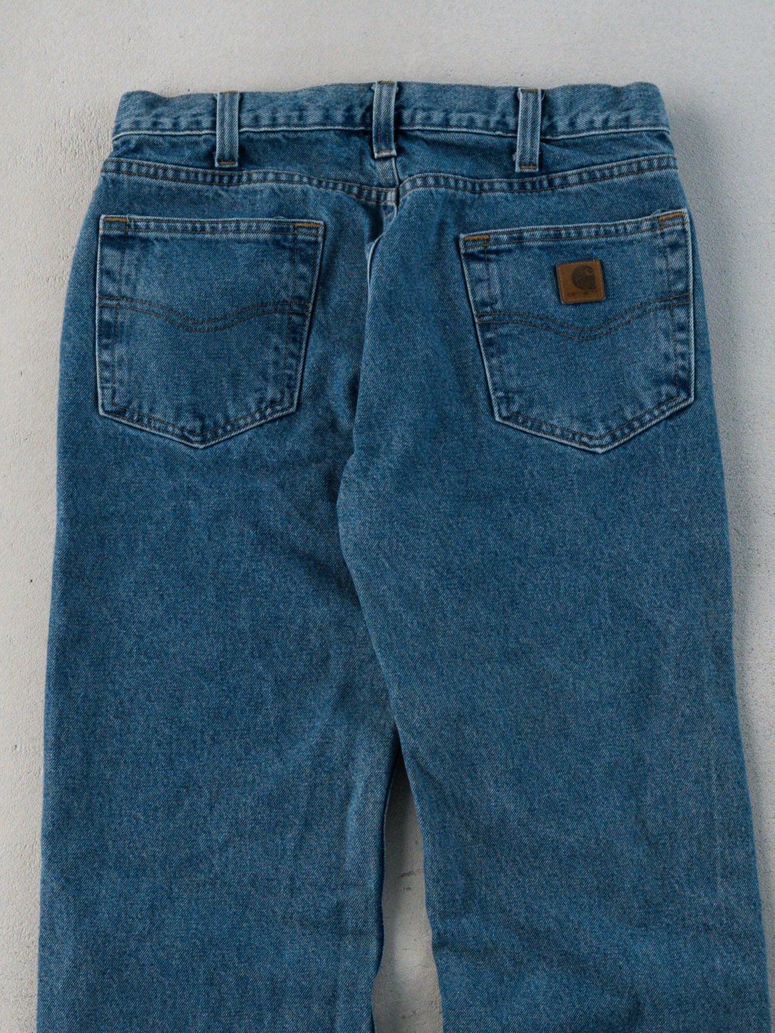 Vintage Blue Carhartt Traditional Fit Denim Jeans (31 x 30)
