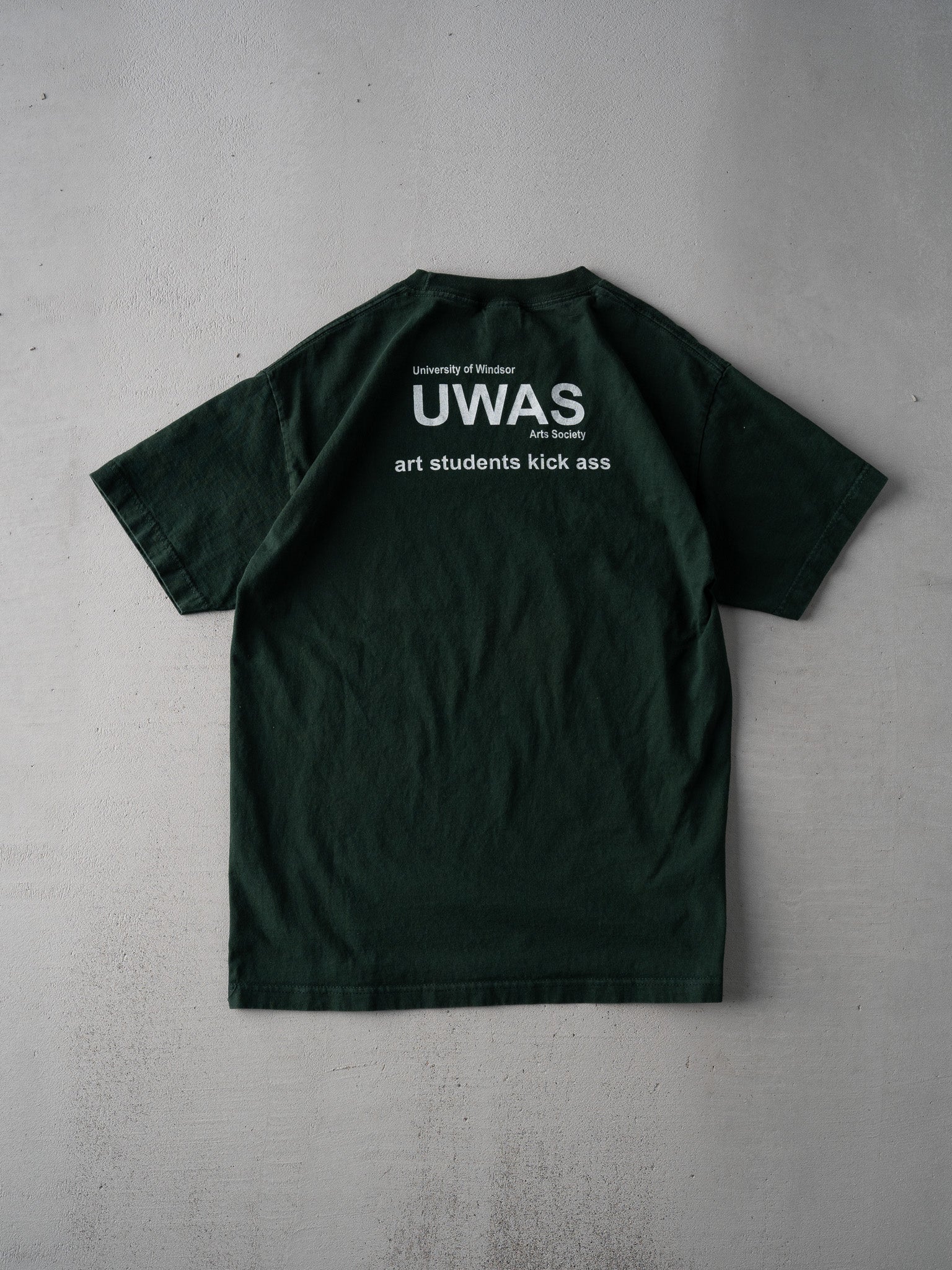 Vintage Y2k Green "Kiss My Ass" Tee (M)