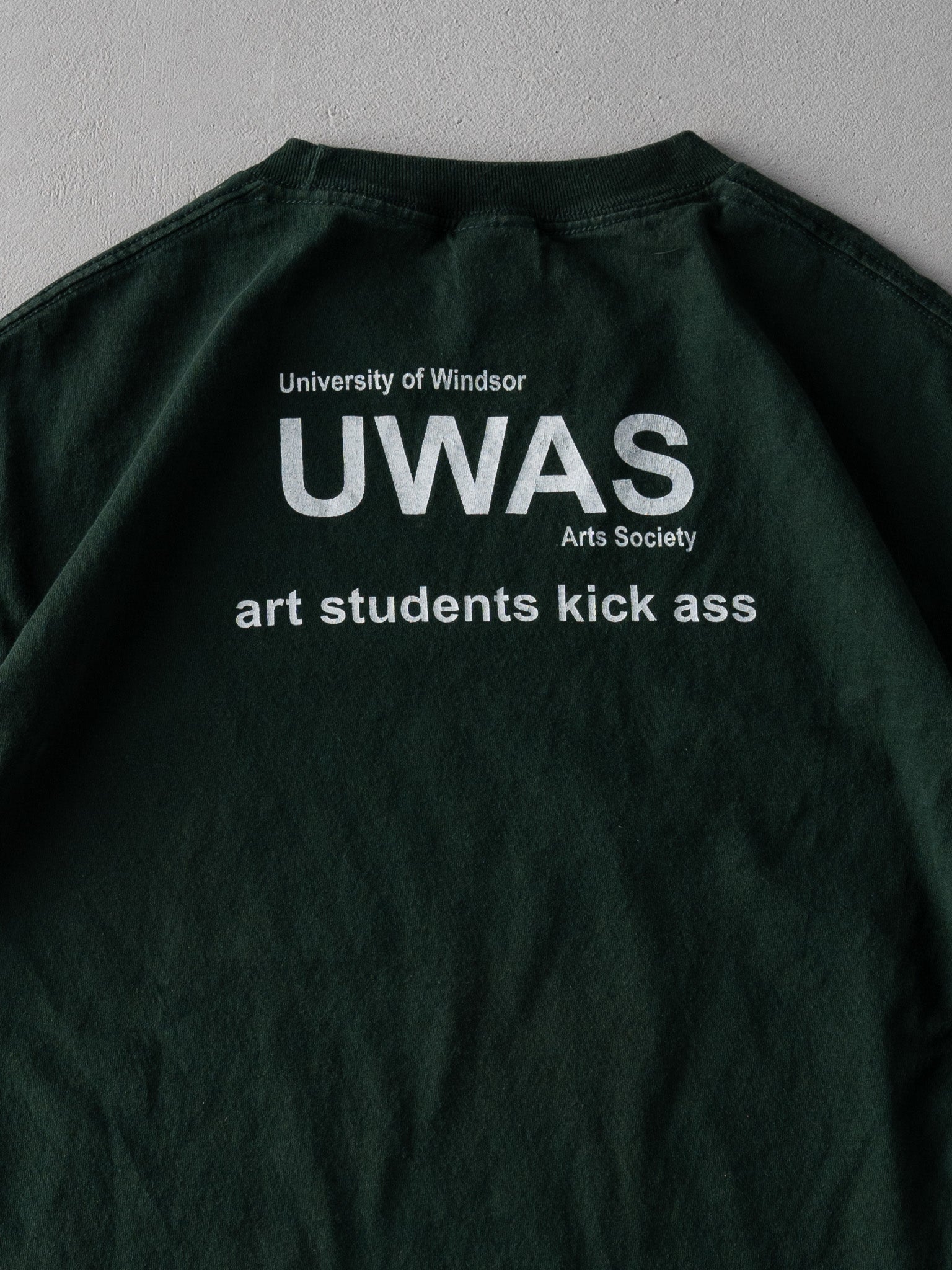 Vintage Y2k Green "Kiss My Ass" Tee (M)