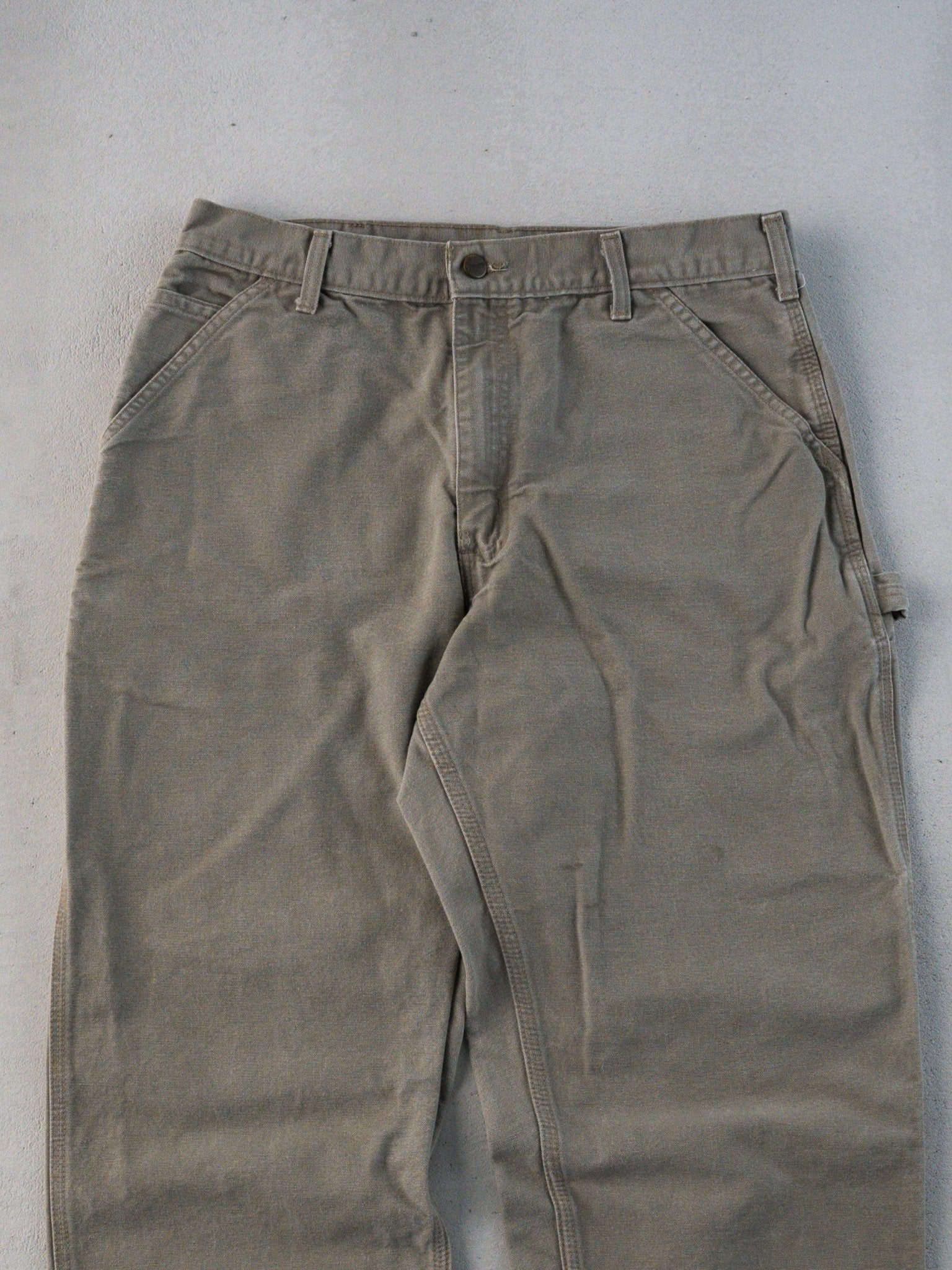 Vintage Beige Carhartt Dungaree Fit Pants (30 x 30)