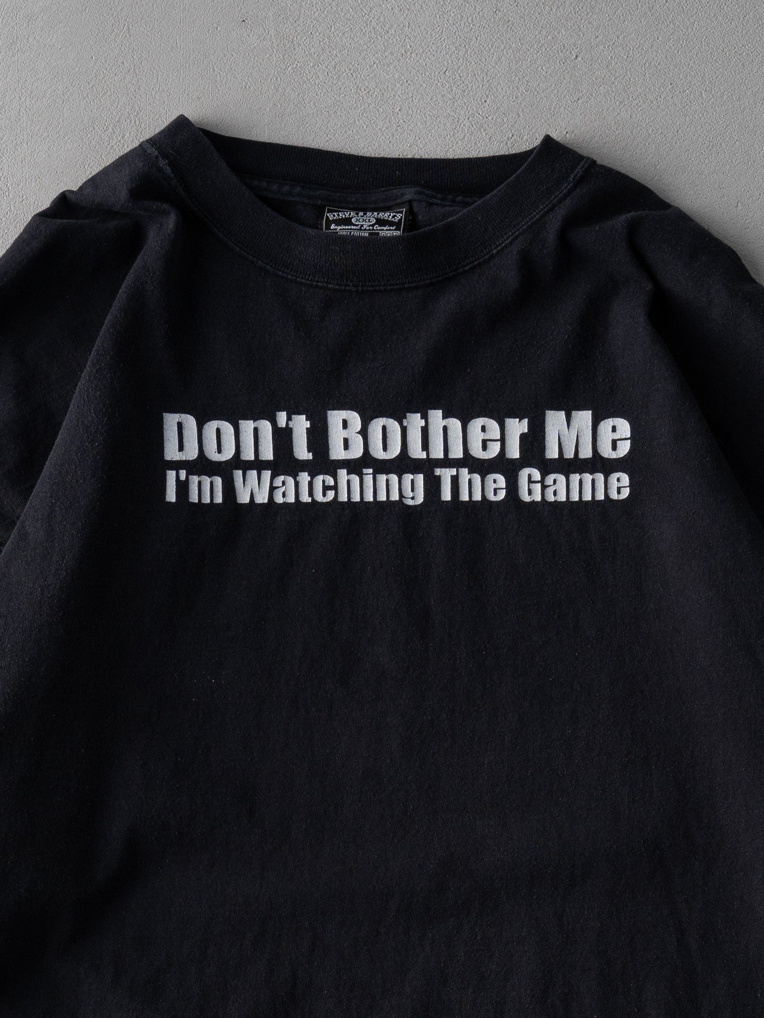 Vintage Y2k Black "Dont Bother Me" Long Sleeve (L/XL)