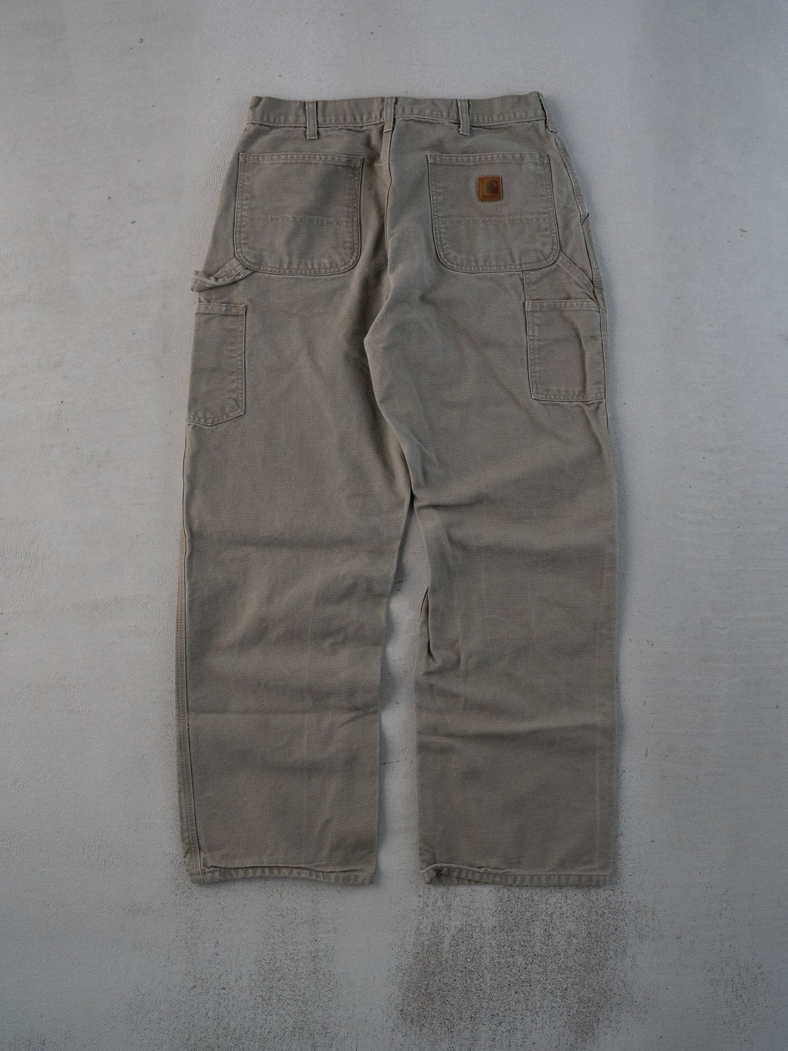 Vintage Beige Carhartt Dungaree Fit Pants (30 x 30)