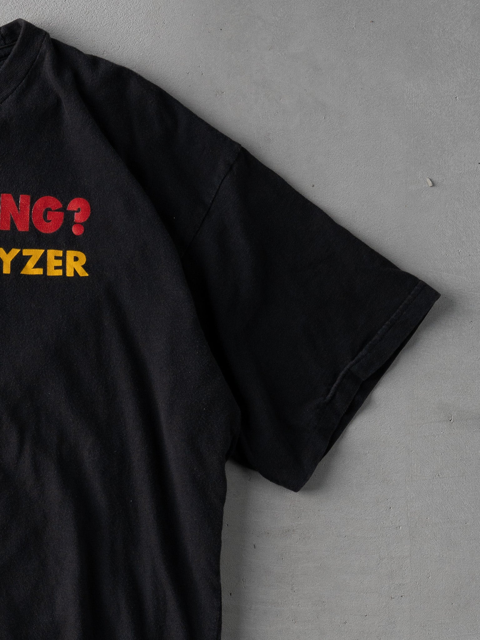 Vintage 80s Black "Been Drinking, Blow Here" Tee (M/L)