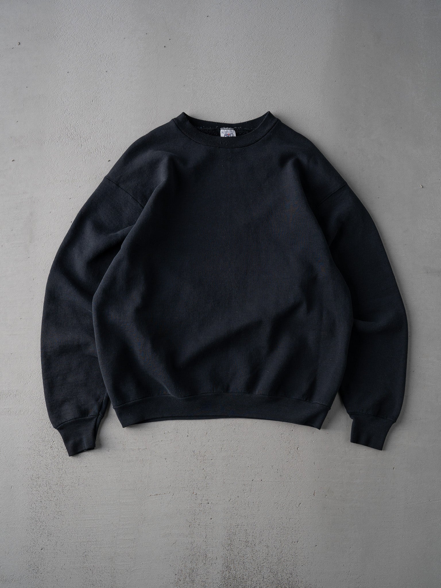 Vintage 90s Black Blank BVD Crewneck (L)