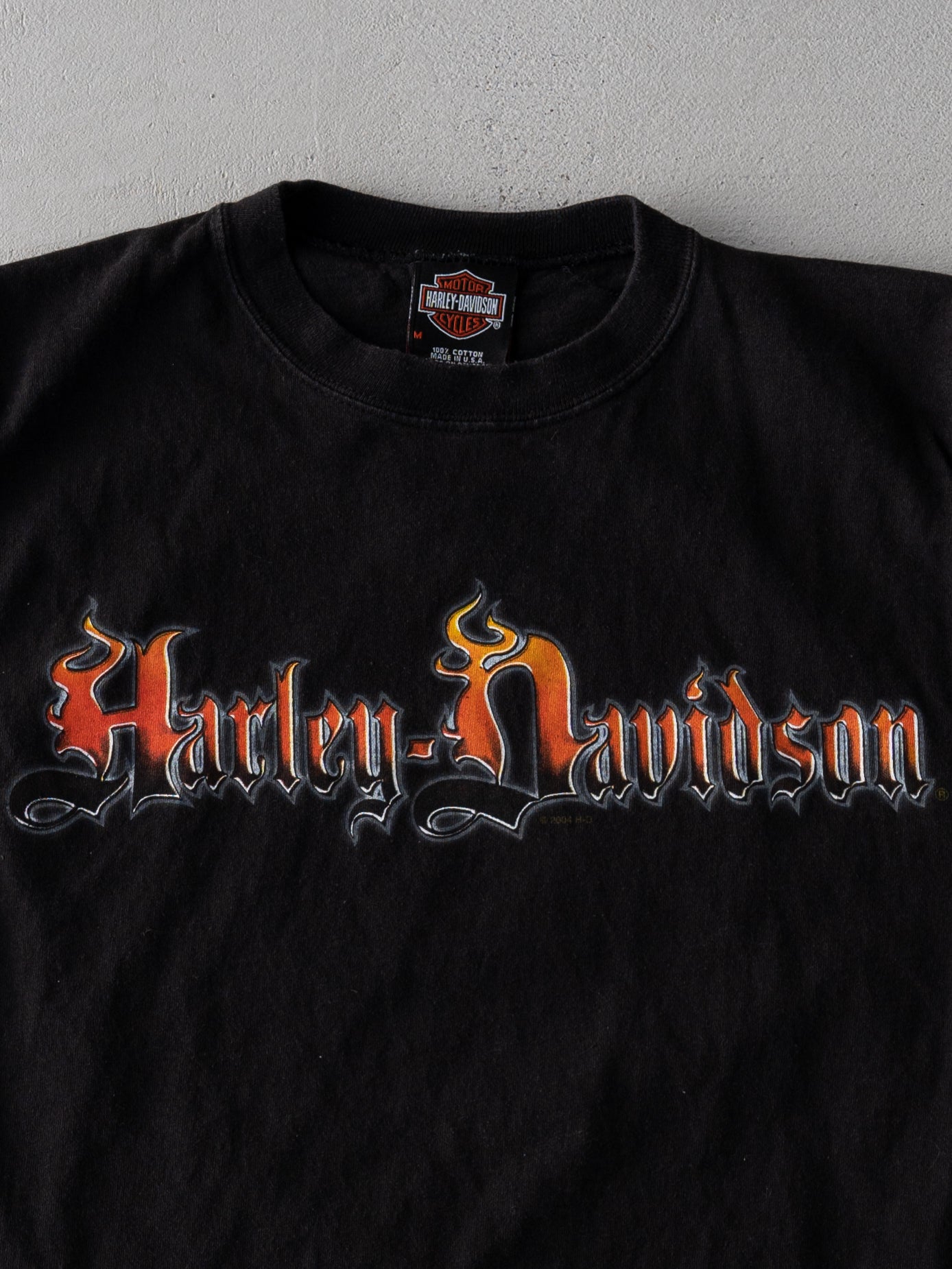 Vintage 2004' Black Harley Davidson Lancaster California Tank (S)