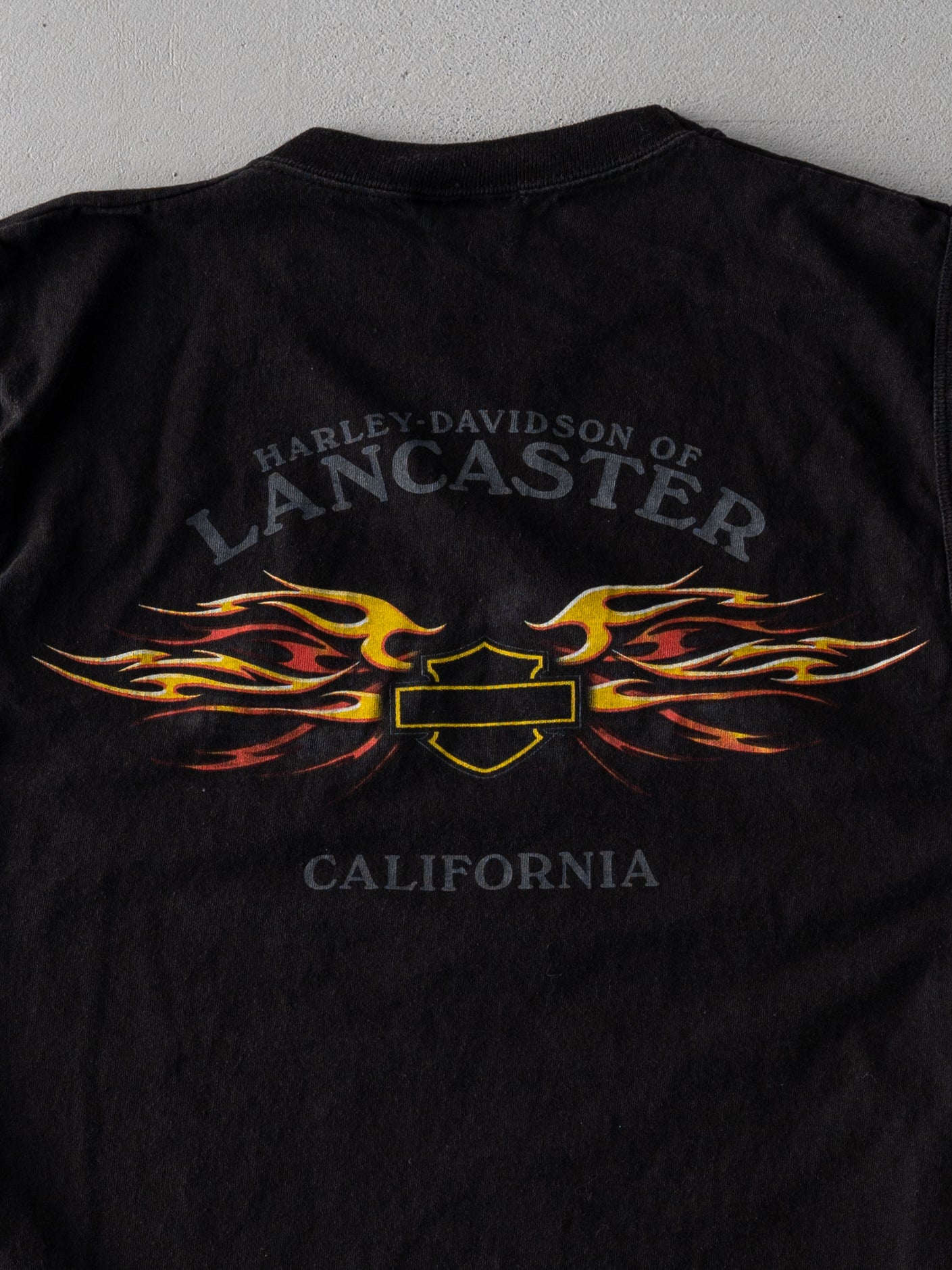 Vintage 2004' Black Harley Davidson Lancaster California Tank (S)