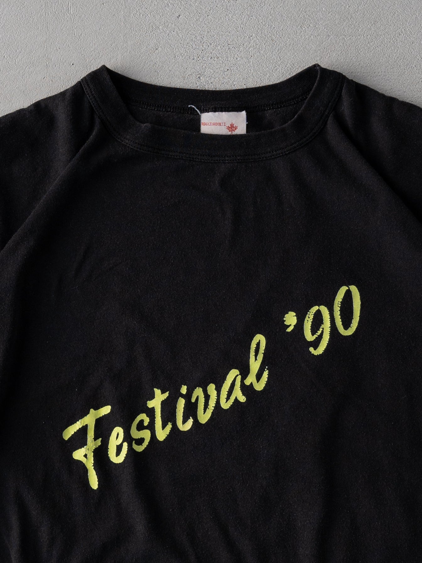 Vintage 90s Black Sears Regional Festival Single Stitch Tee (M)