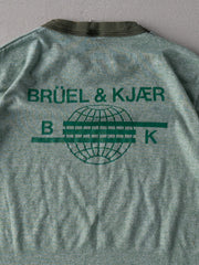 Vintage 70s Green Box Junkie Ringer Bruel Kjaer Tee (S)