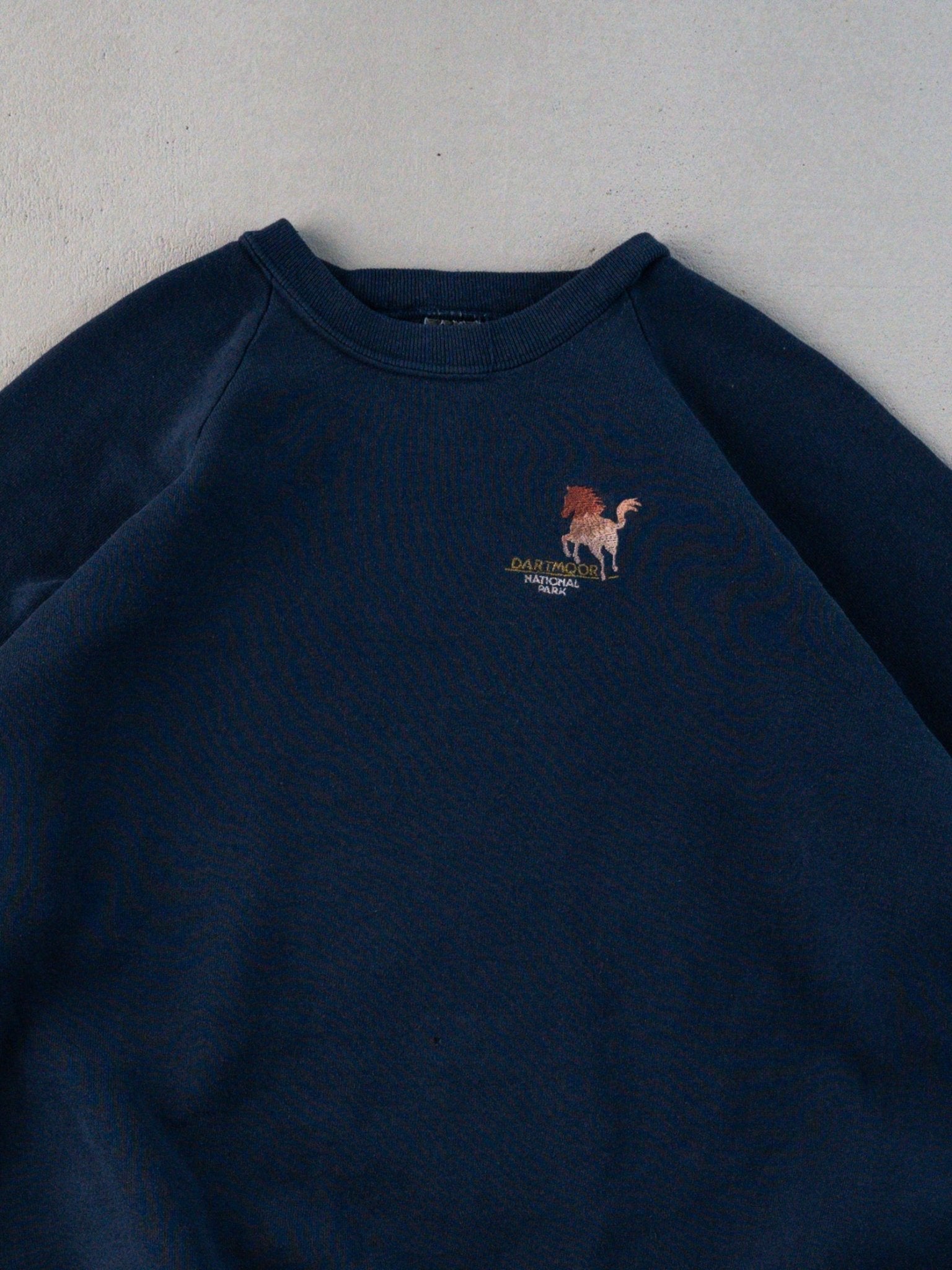 Vintage 80s Blue Dartmoor National Park Crewneck (M)