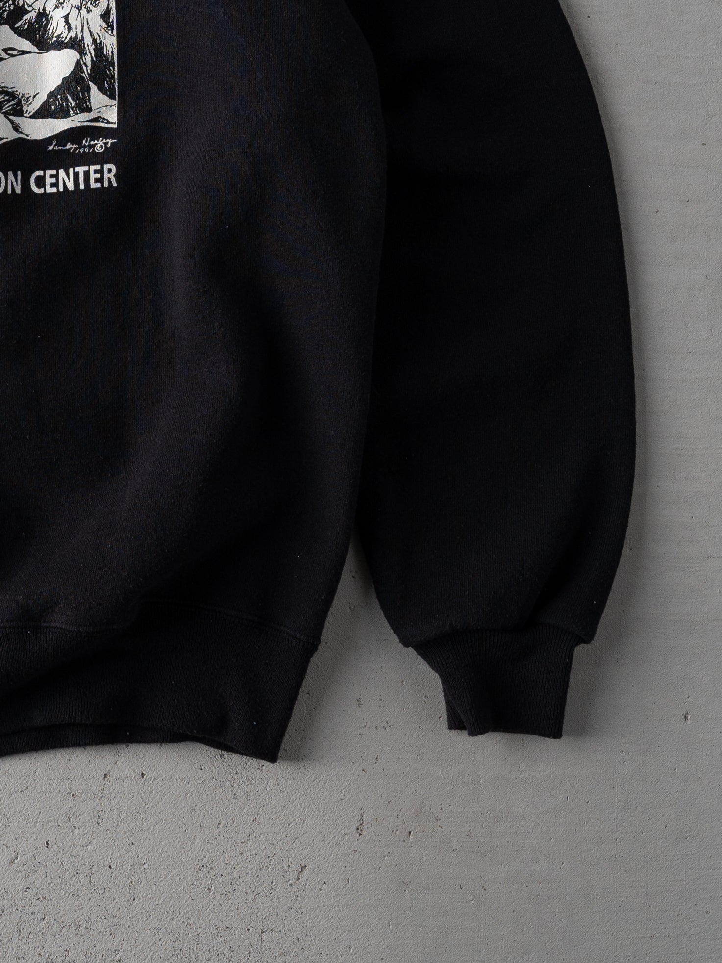 Vintage 91' Black Wolf Conservation Center Crewneck (M)