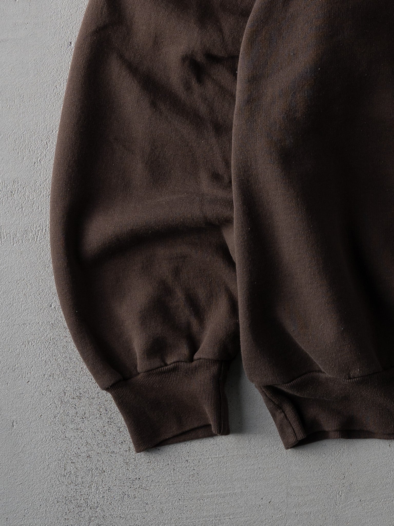 Vintage 90s Brown Yukon Gold Rush Quarter Button Crewneck (M)