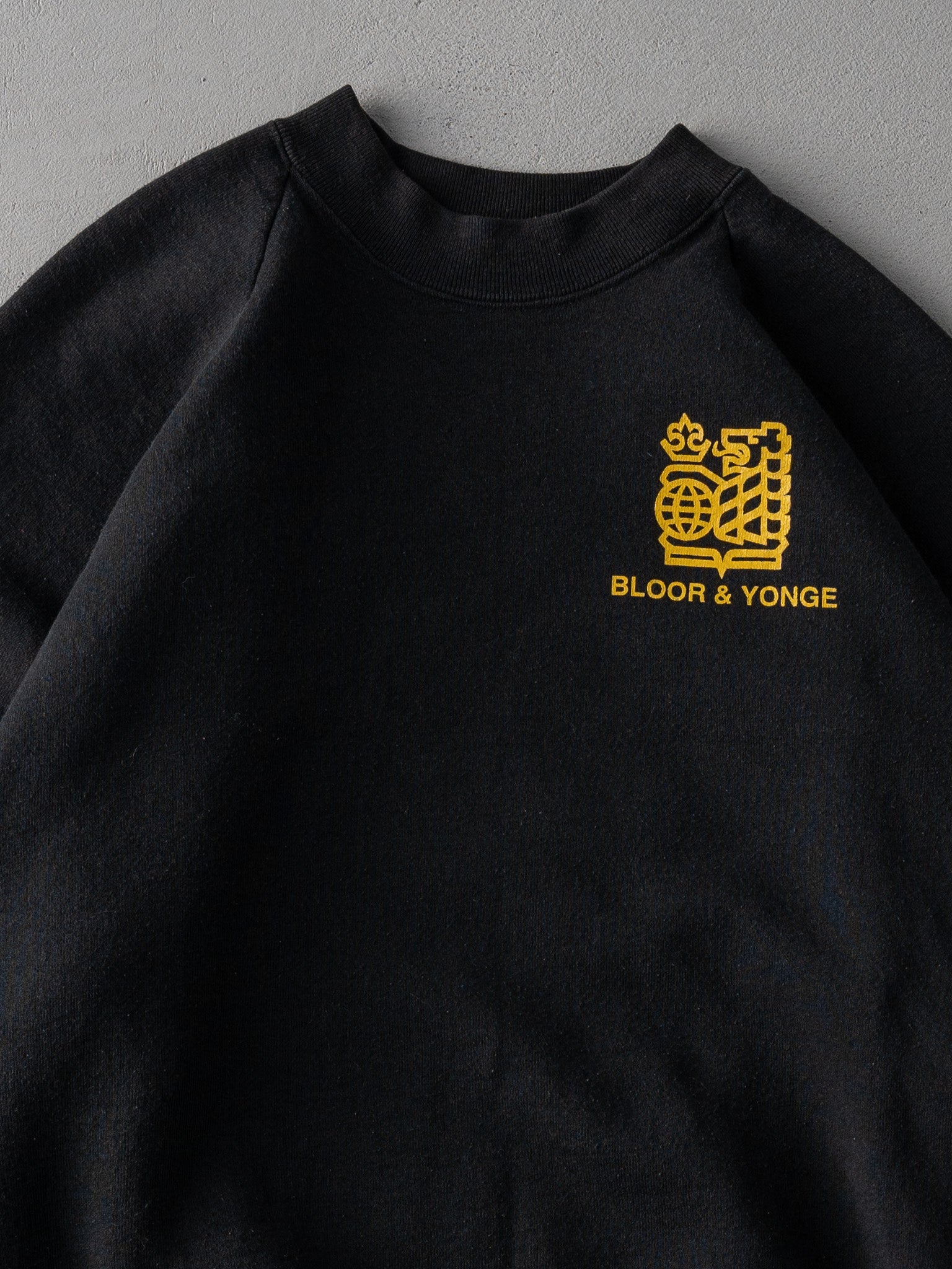 Vintage 80s Black RBC Bloor & Yonge Crewneck (M/L)