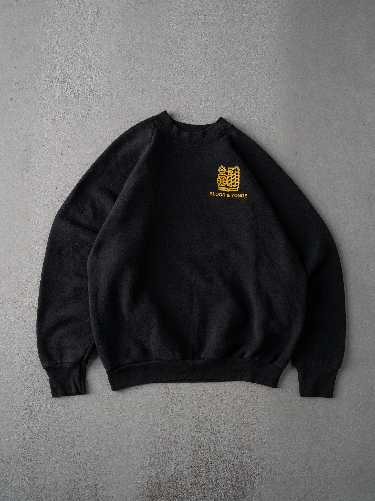 Vintage 80s Black RBC Bloor & Yonge Crewneck (M/L)