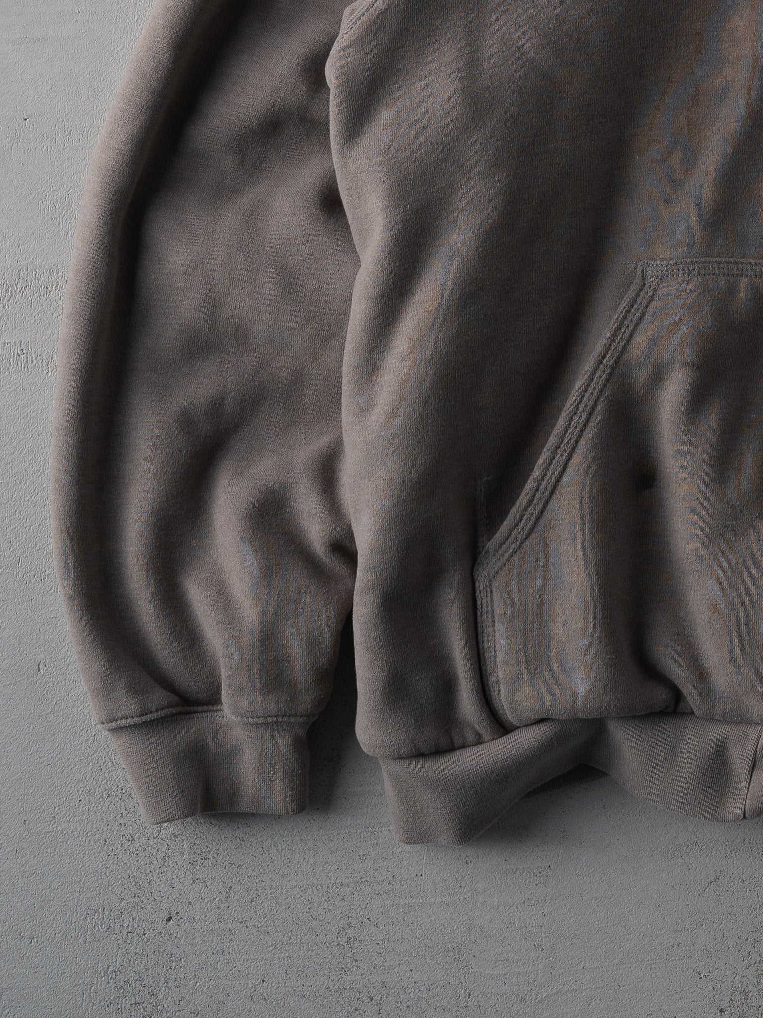 Vintage Y2k Washed Grey Carhartt Sherpa Zip Up (XL)